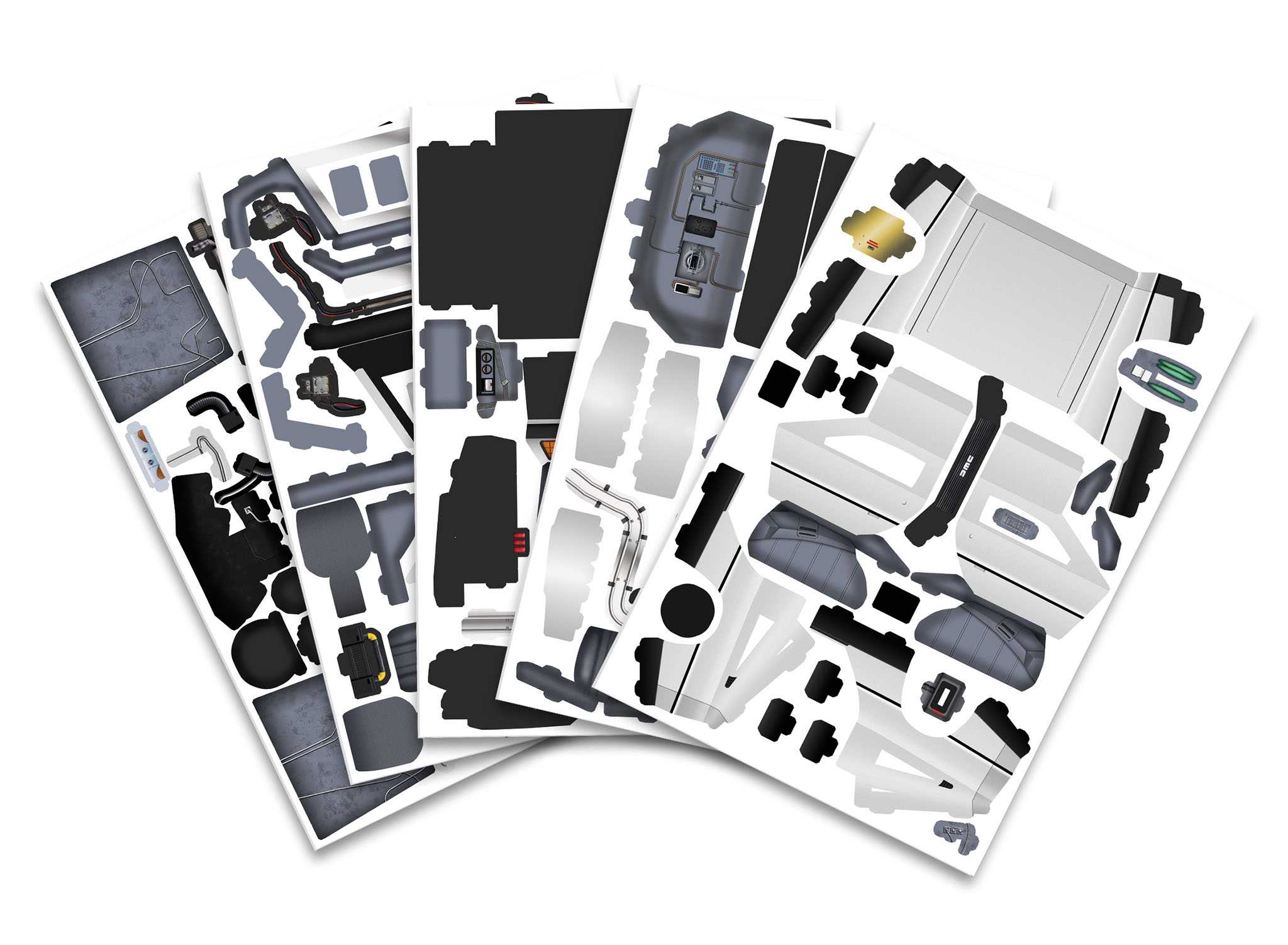 3D Puzzle REVELL 00221 - DeLorean "Back to the Future"