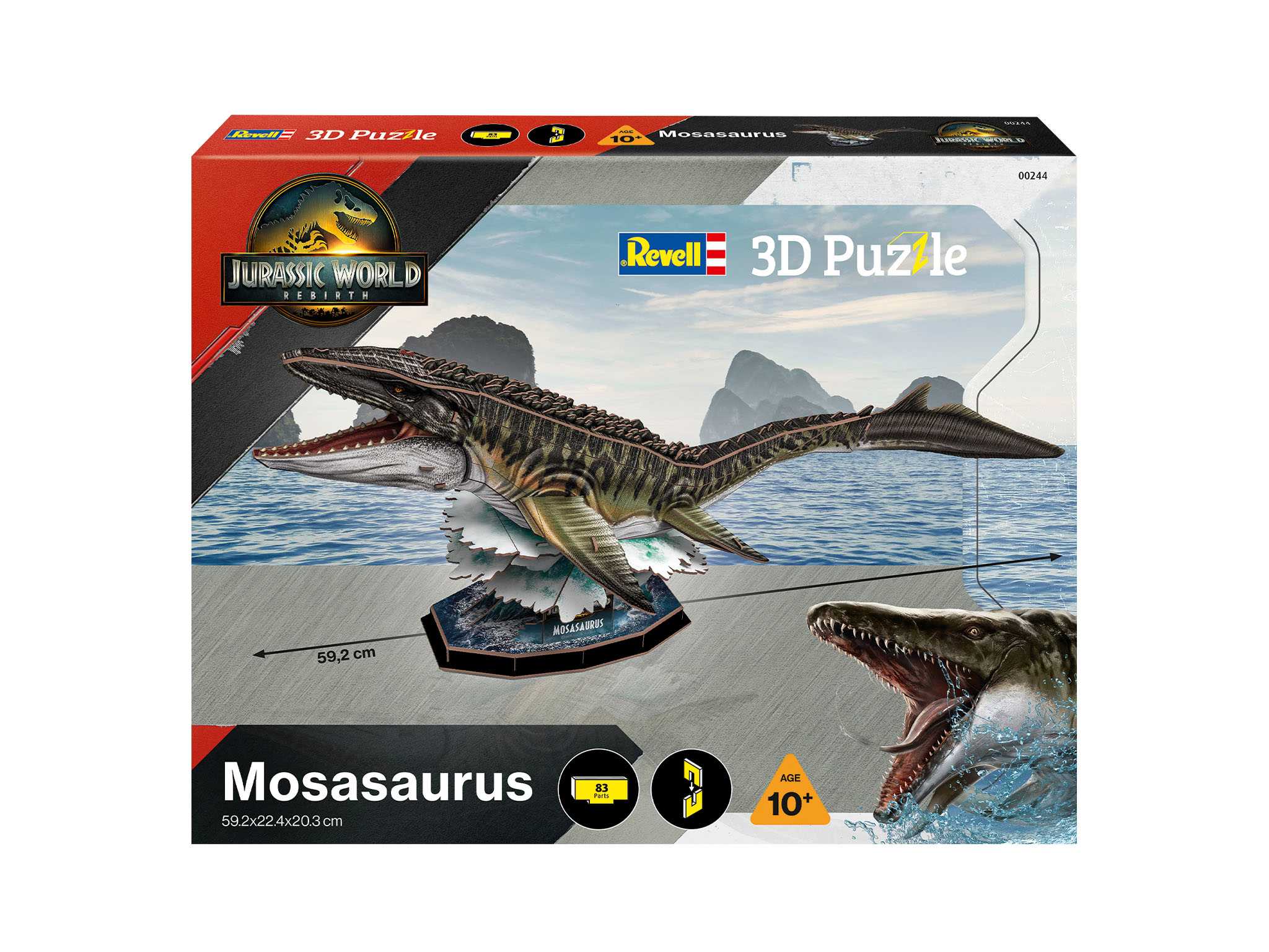 3D Puzzle REVELL 00244 - Jurassic World - Mosasaurus