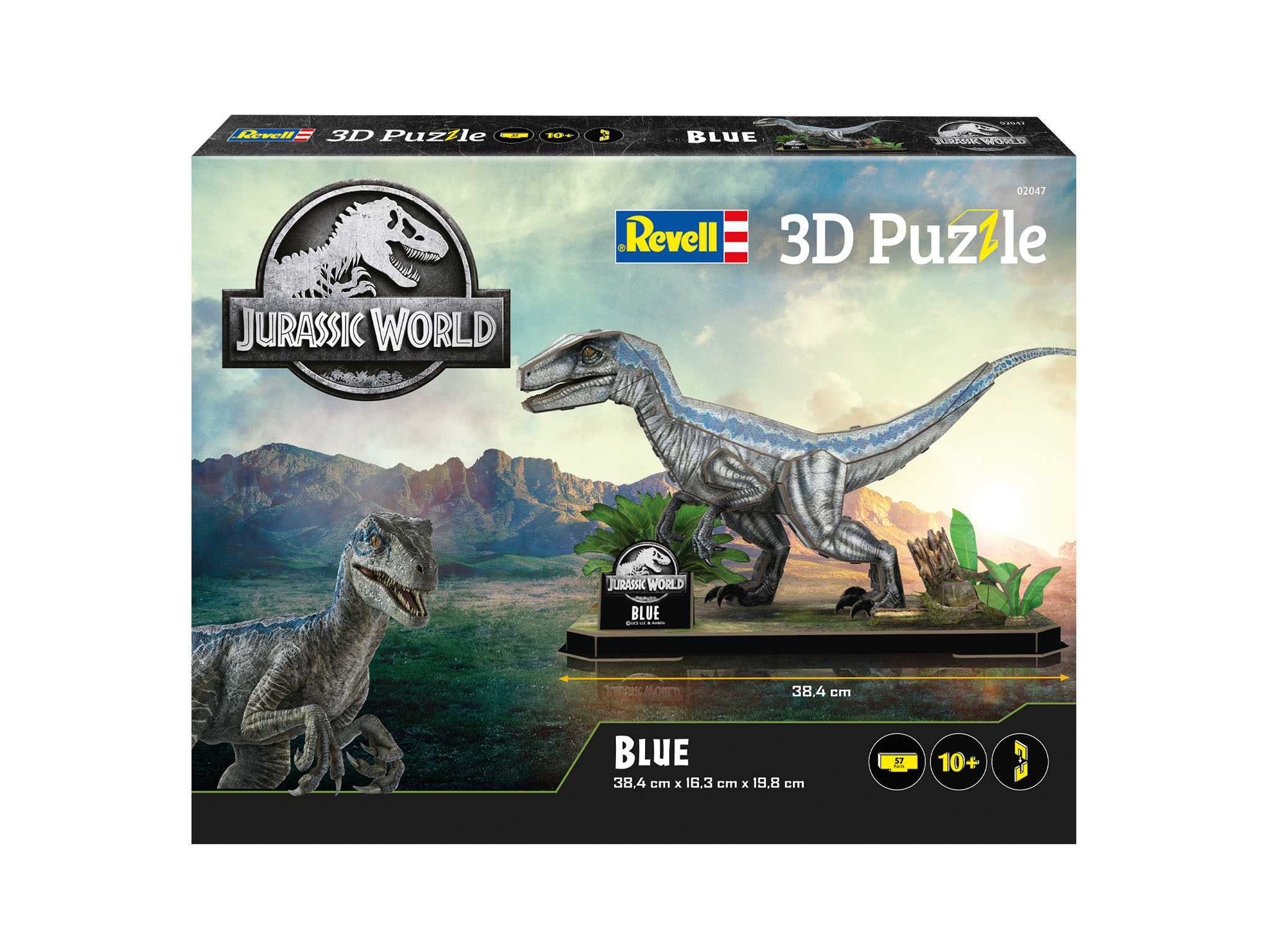 3D Puzzle REVELL 00247 - Jurassic World - Blue