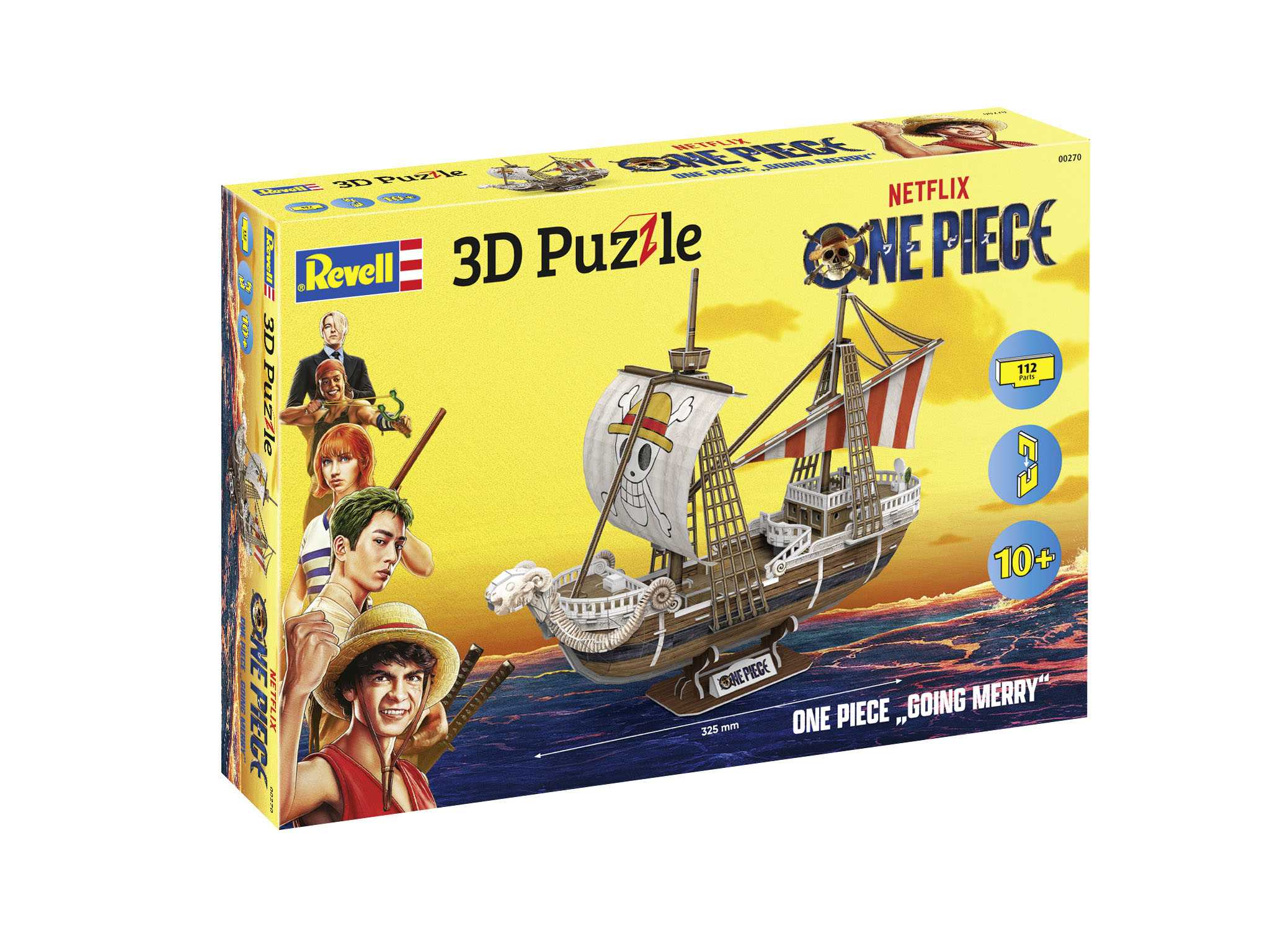 3D Puzzle REVELL 00270 - One Piece Flying Lamb/ Going Merry