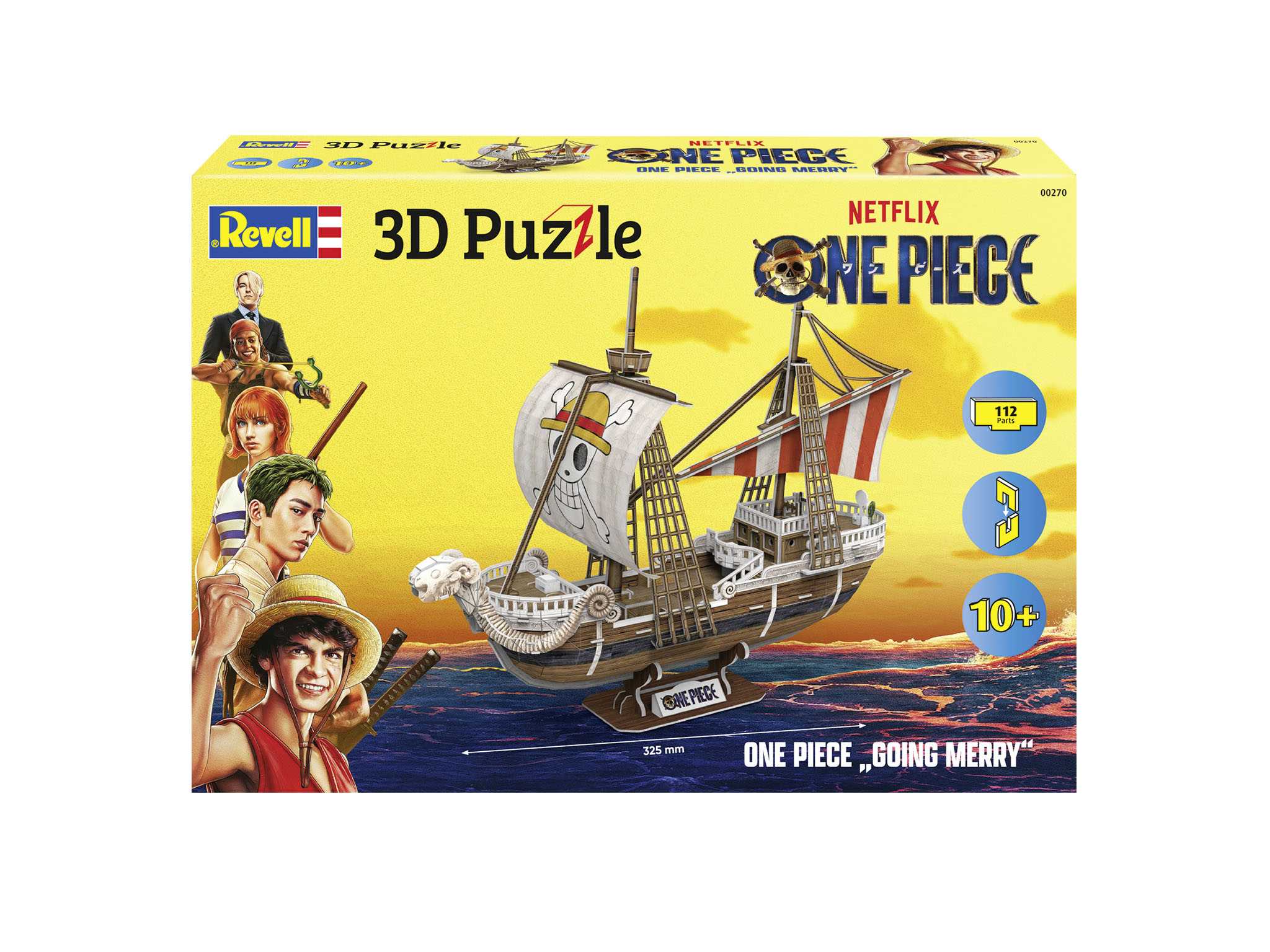 3D Puzzle REVELL 00270 - One Piece Flying Lamb/ Going Merry