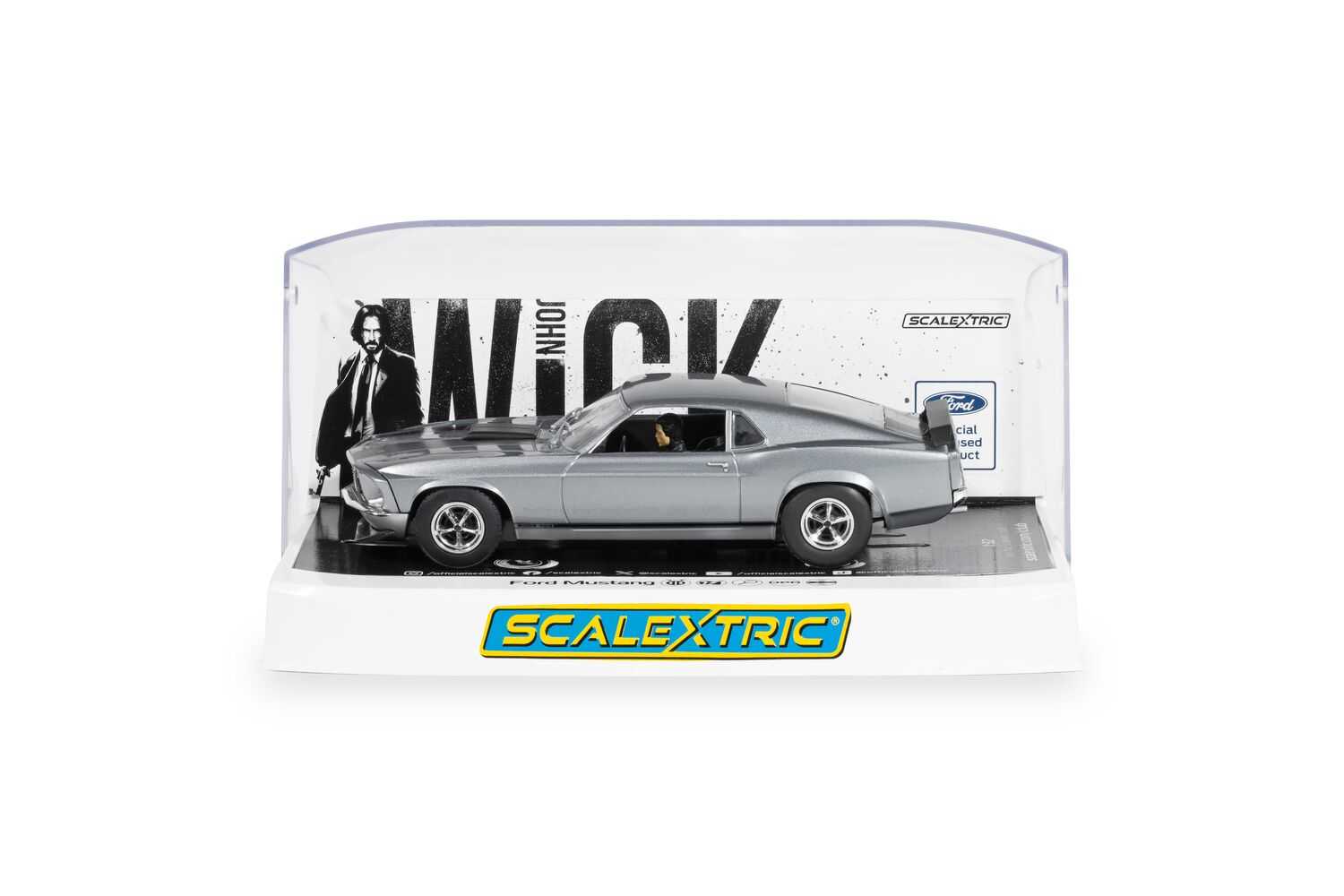 Autíčko Film & TV SCALEXTRIC C4497 - John Wick Ford Mustang BOSS 429 (1:32)