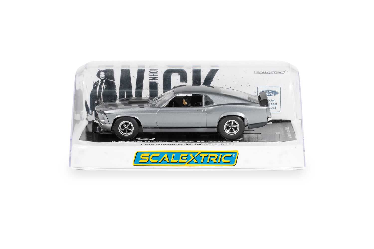 Autíčko Film & TV SCALEXTRIC C4497 - John Wick Ford Mustang BOSS 429 (1:32)