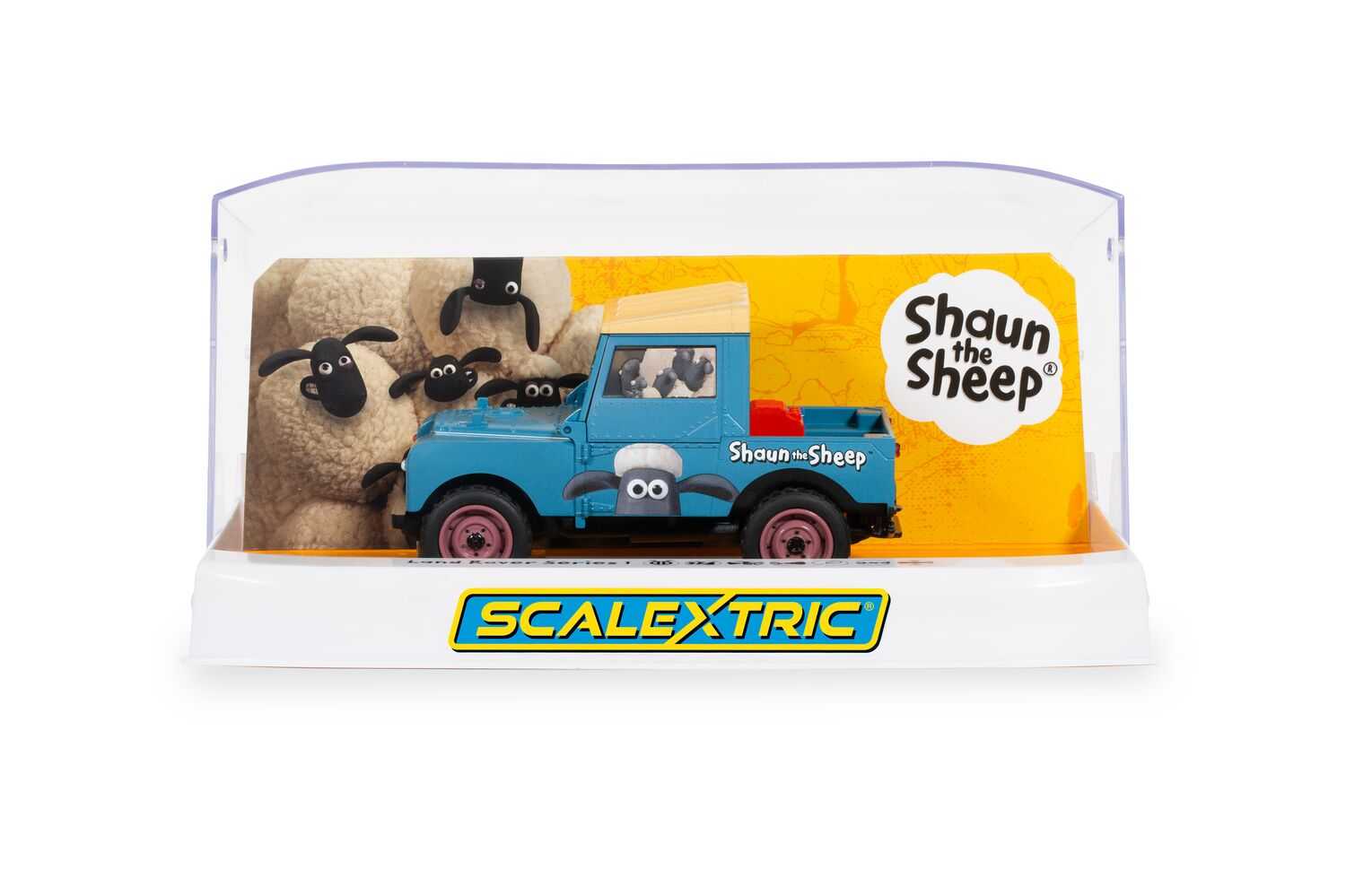 Autíčko Film & TV SCALEXTRIC C4543 - Land Rover Series 1 - Shaun The Sheep (1:32)