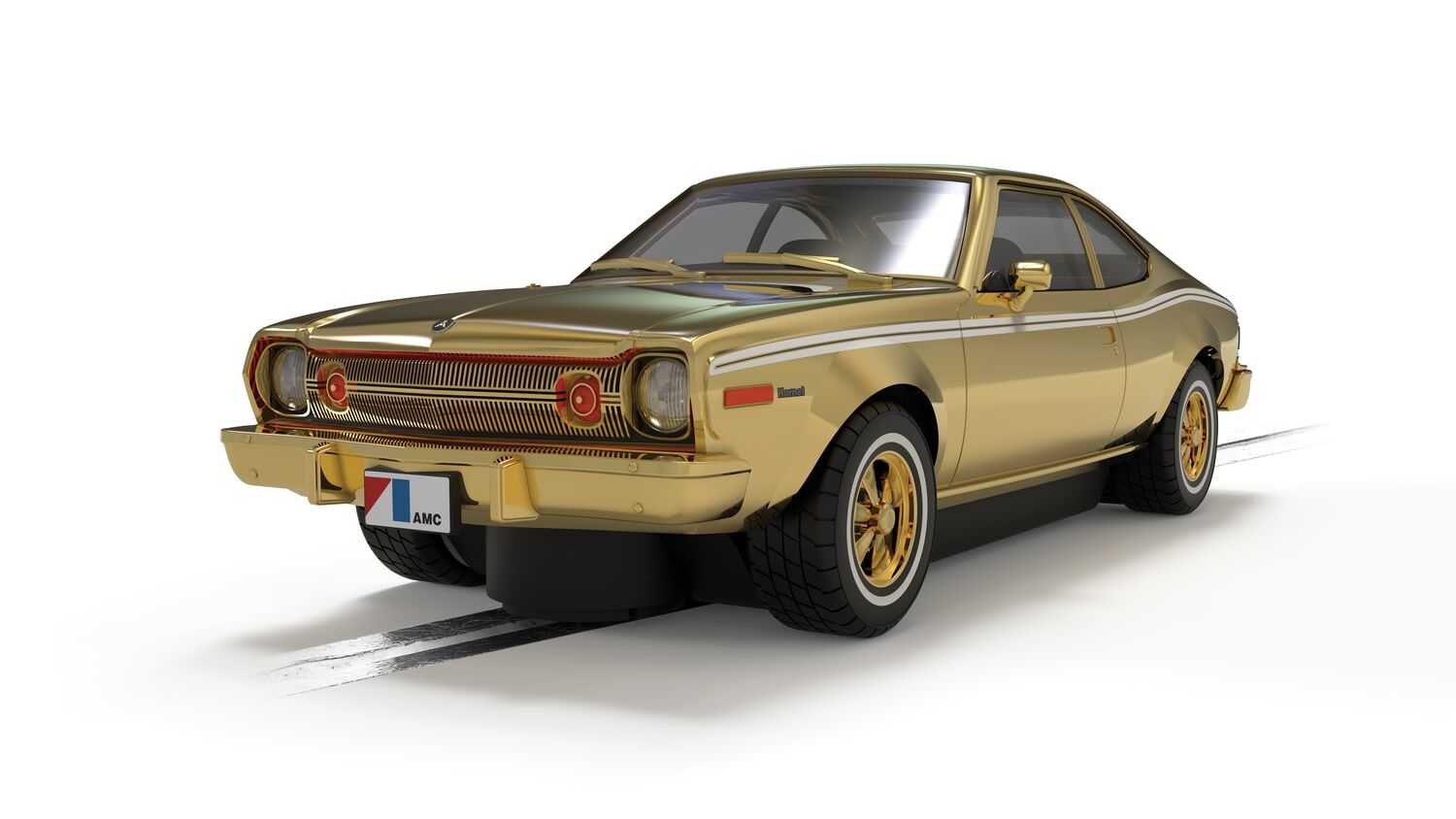 Autíčko Film & TV SCALEXTRIC C4551A - James Bond - AMC Hornet - The Man With The Golden Gun - Gold Anniversary Edition (1:32)