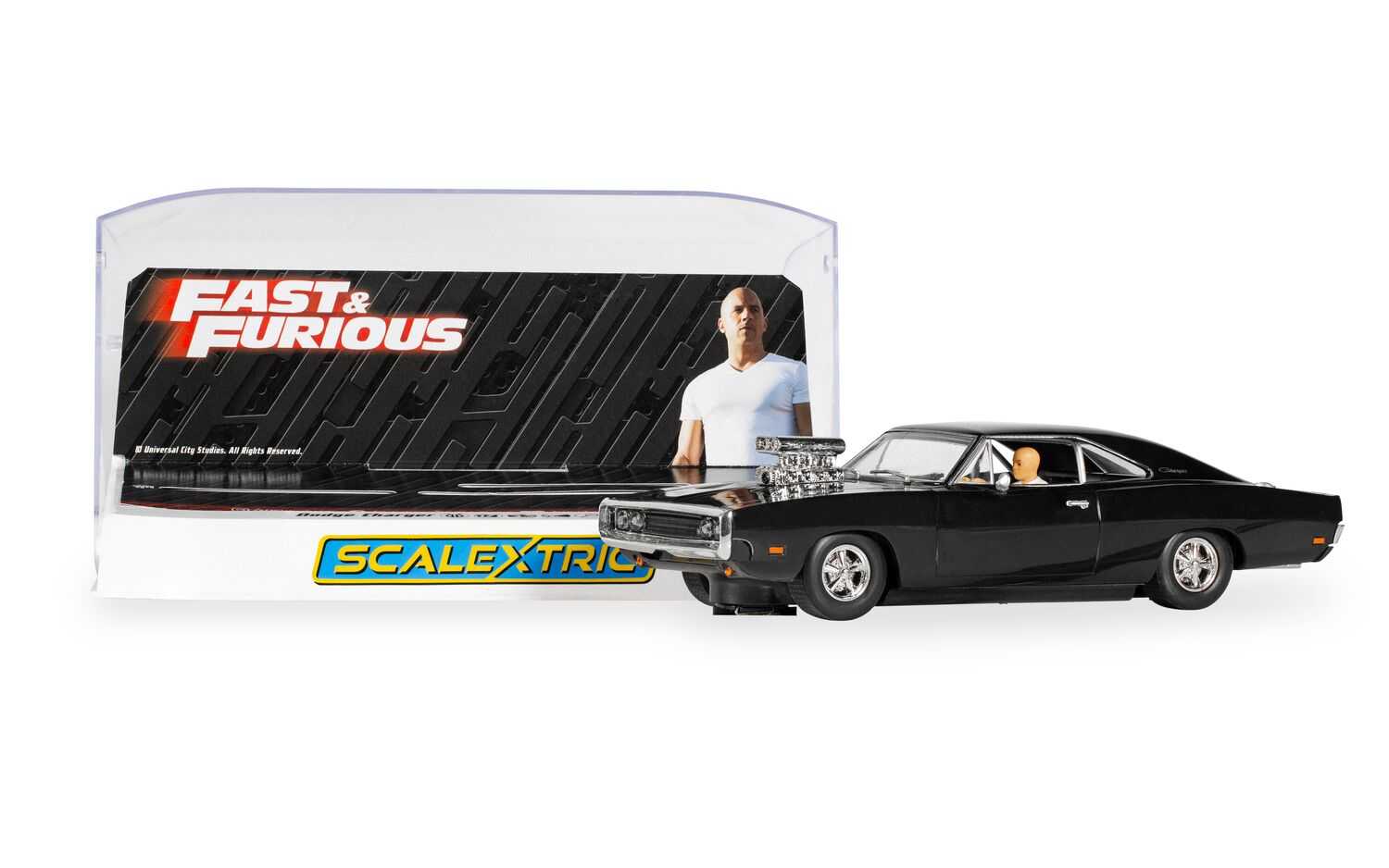 Autíčko Film & TV SCALEXTRIC C4573 - The Fast And The Furious - Dodge Charger - Dom Toretto (1:32)