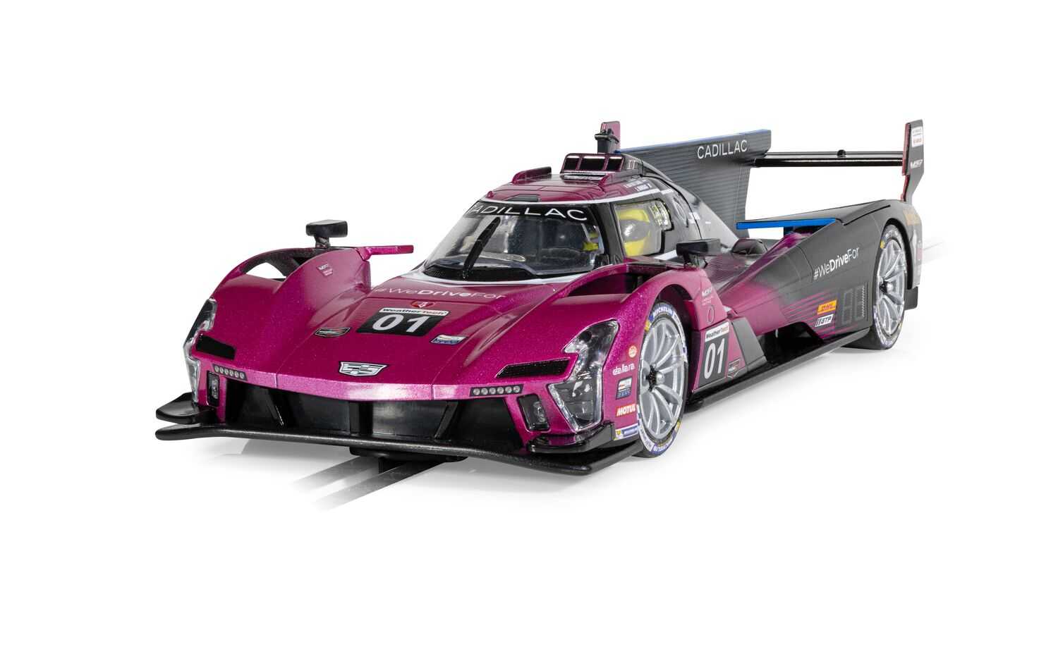 Autíčko GT SCALEXTRIC C4611 - Cadillac V-Series R - Road Atlanta 2024 - Pink (1:32)