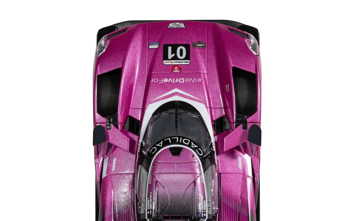 Autíčko GT SCALEXTRIC C4611 - Cadillac V-Series R - Road Atlanta 2024 - Pink (1:32)