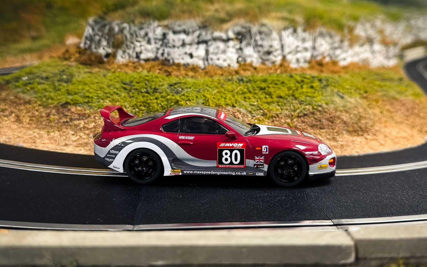 Autíčko GT SCALEXTRIC C4656 - Toyota Supra - British GT (1:32)