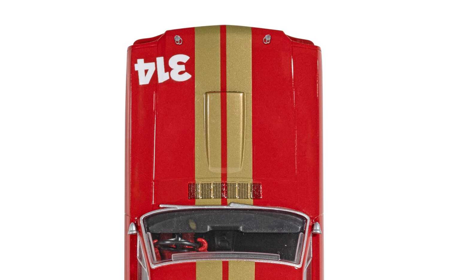 Autíčko GT SCALEXTRIC C4658 - Shelby GT350H - Red and Gold (1:32)