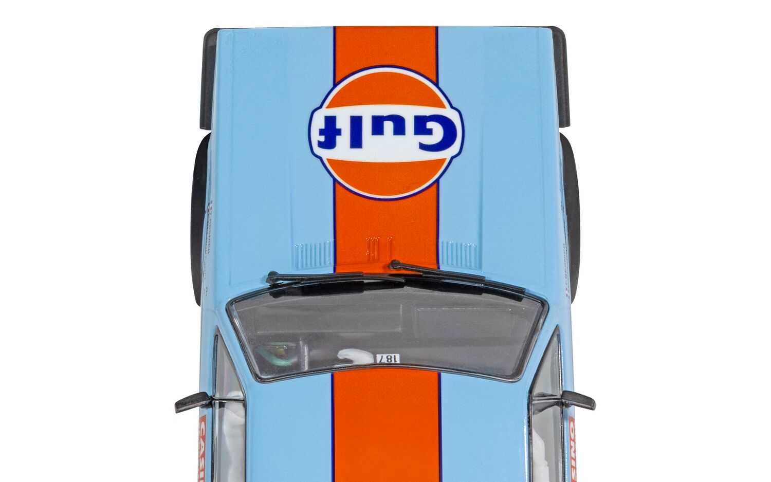 Autíčko Gulf SCALEXTRIC C4609 - Volkswagen Golf Gti (1:32)