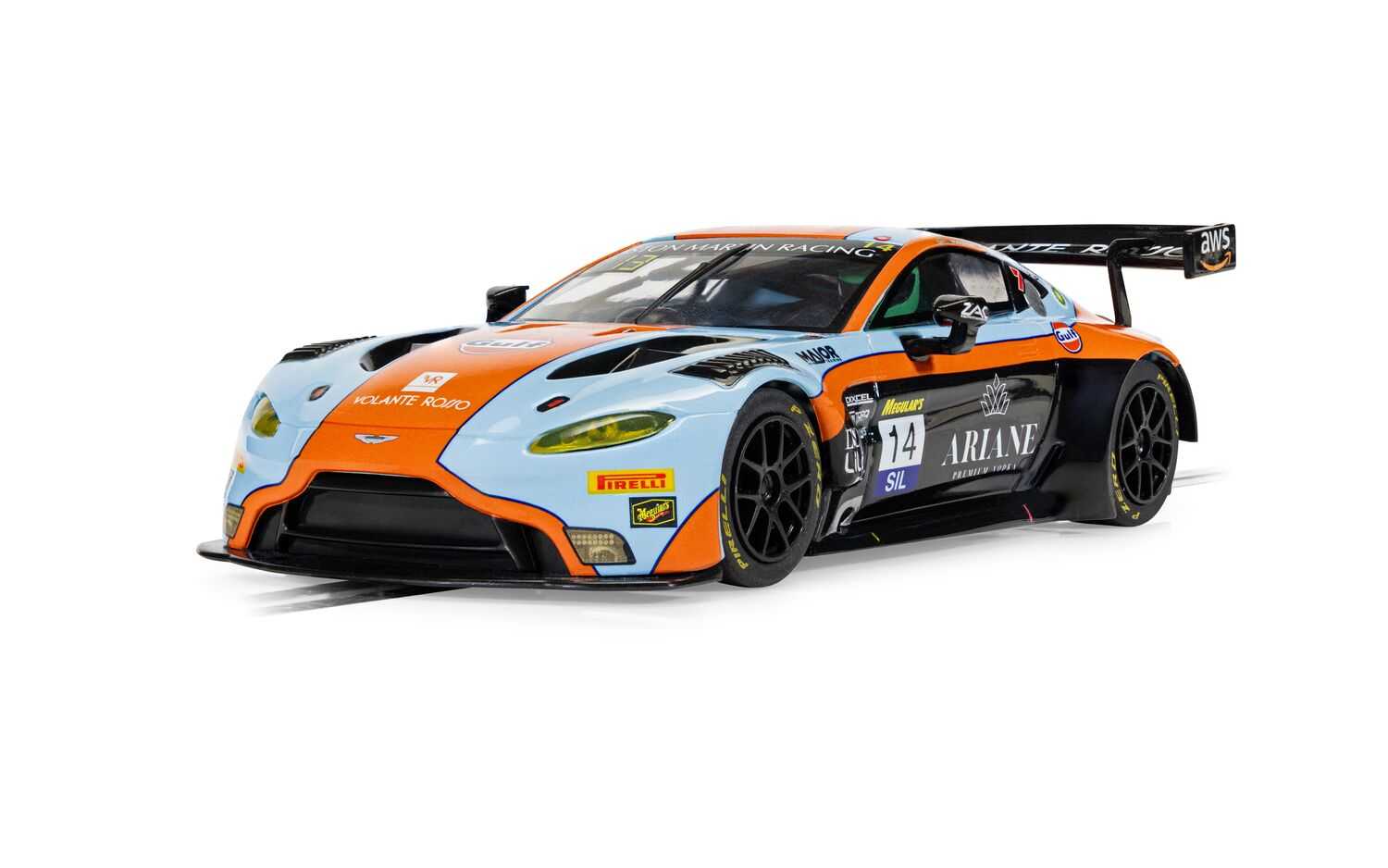 Autíčko Gulf SCALEXTRIC C4655 - Aston Martin GT3 Vantage - Bathurst 2025 (1:32)