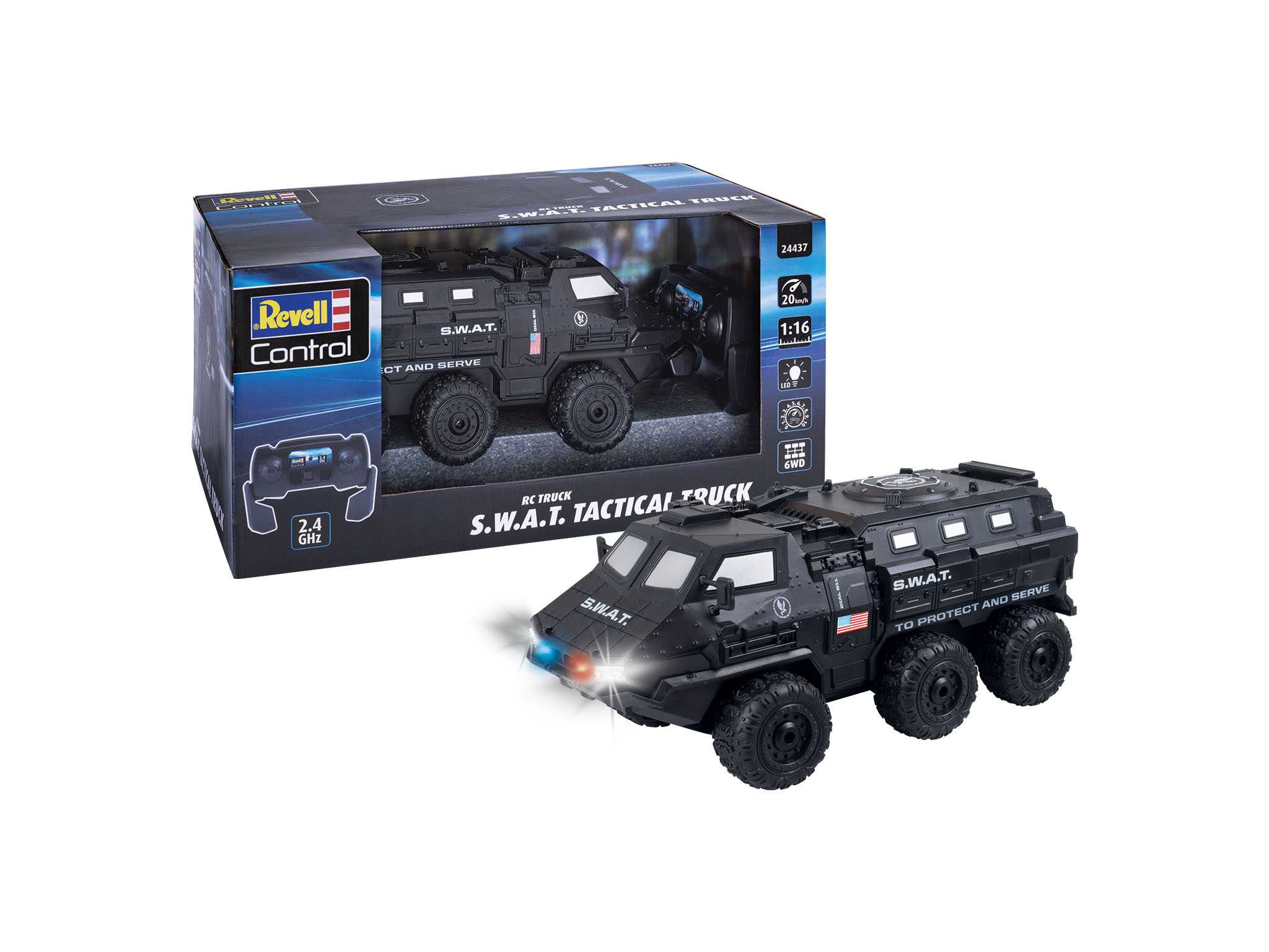 Autíčko REVELL 24437 - S.W.A.T. Tactical Truck