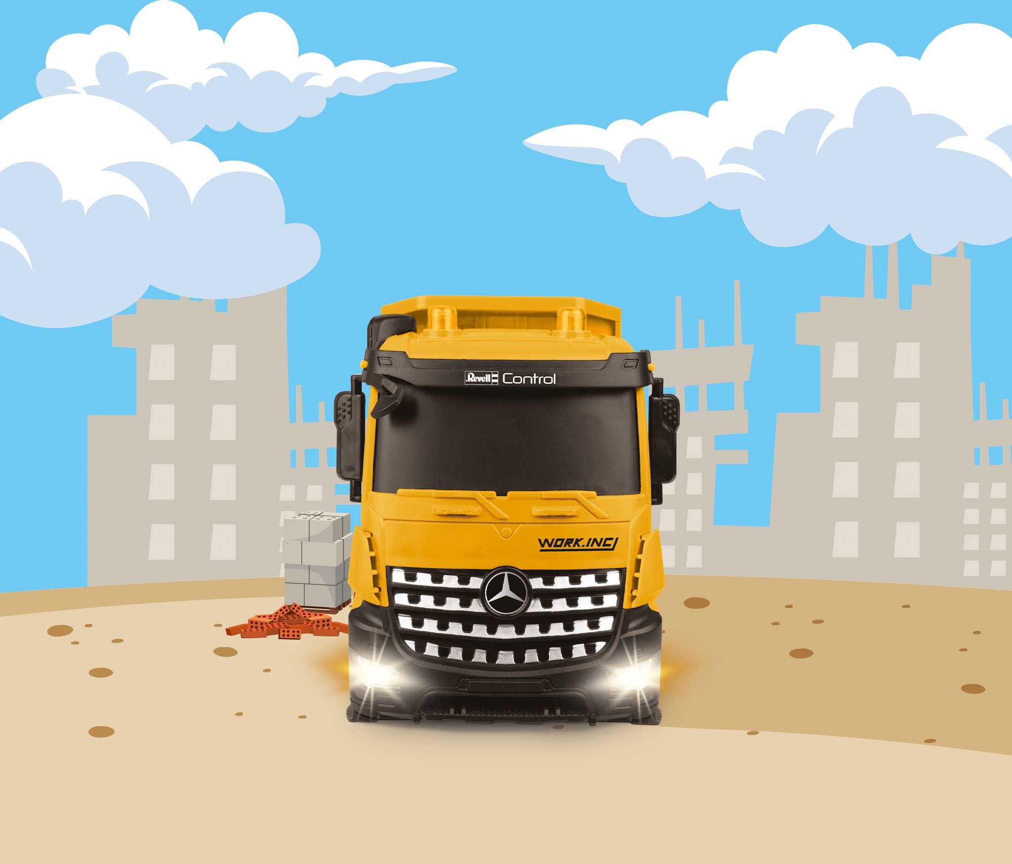 Autíčko REVELL 24678 - Mercedes-Benz Arocs "My little Dumper" (1:24)