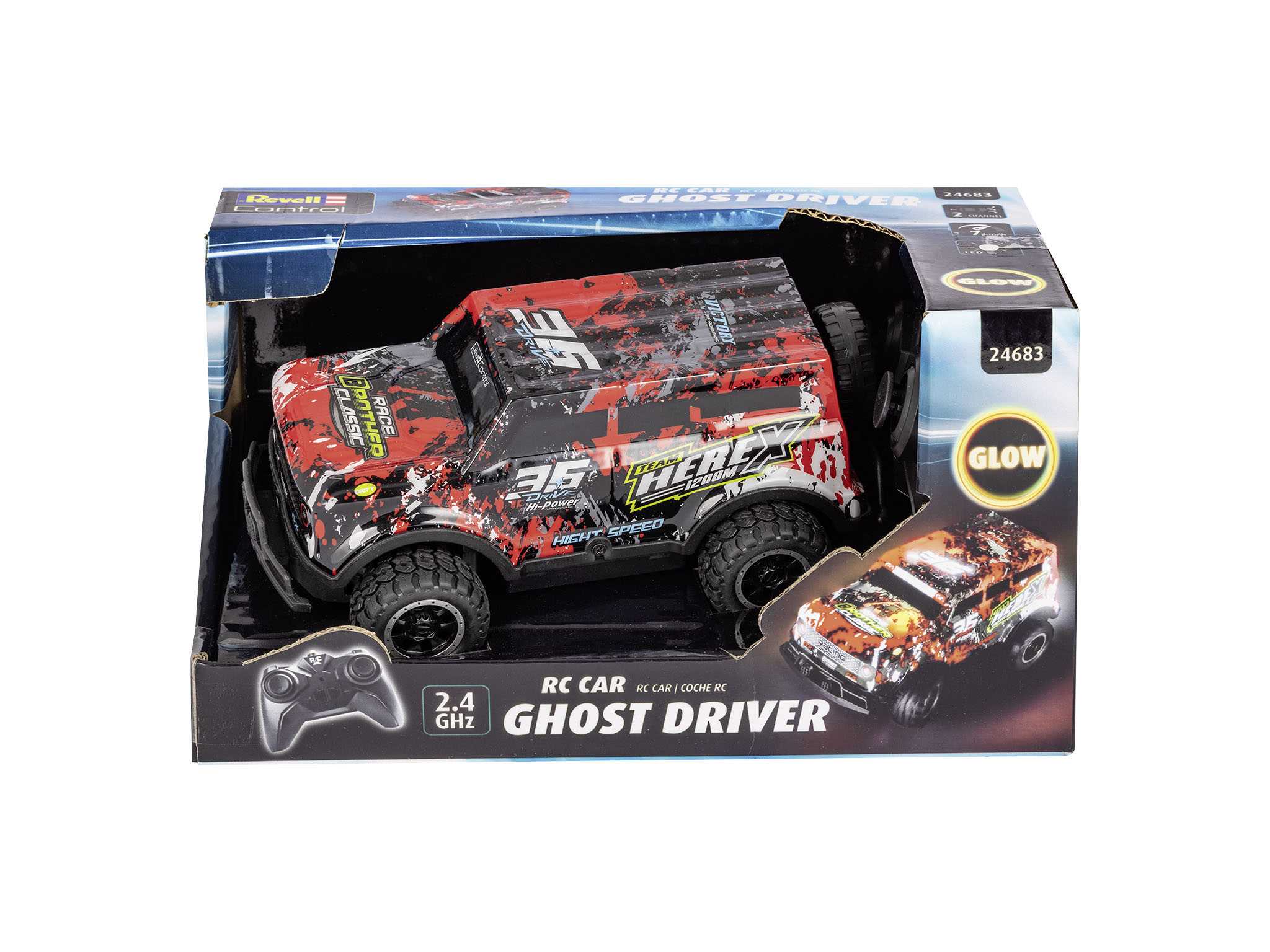 Autíčko REVELL 24683 - Ghost Driver (Red)