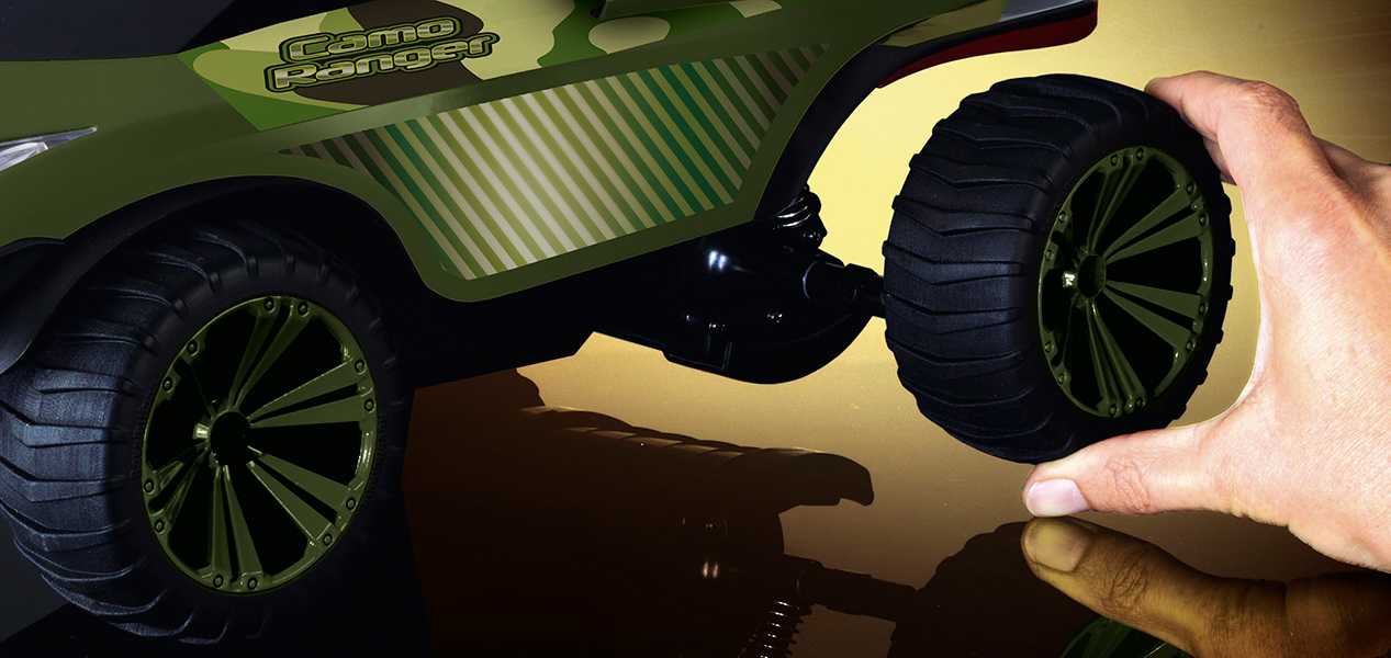 Autíčko REVELL - REVELLUTIONS CAMO RANGER (24527) - 2,4 GHz/2 CH - military (1:14)