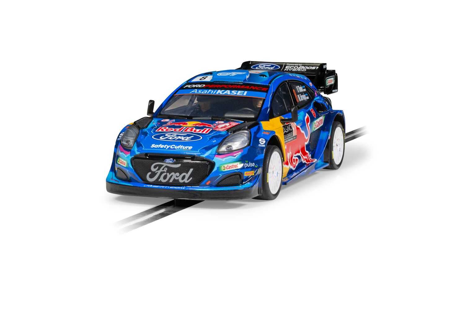 Autíčko Rally SCALEXTRIC C4501 - Ford Puma Rally1 - Monte Carlo 2023 - Tanak/Jarveoja (1:32)