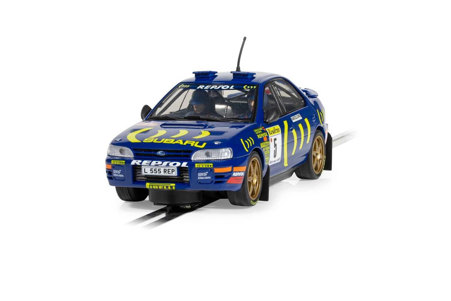 Autíčko Rally SCALEXTRIC C4555 - Subaru Impreza WRX - 1995 Carlos Sainz (1:32)