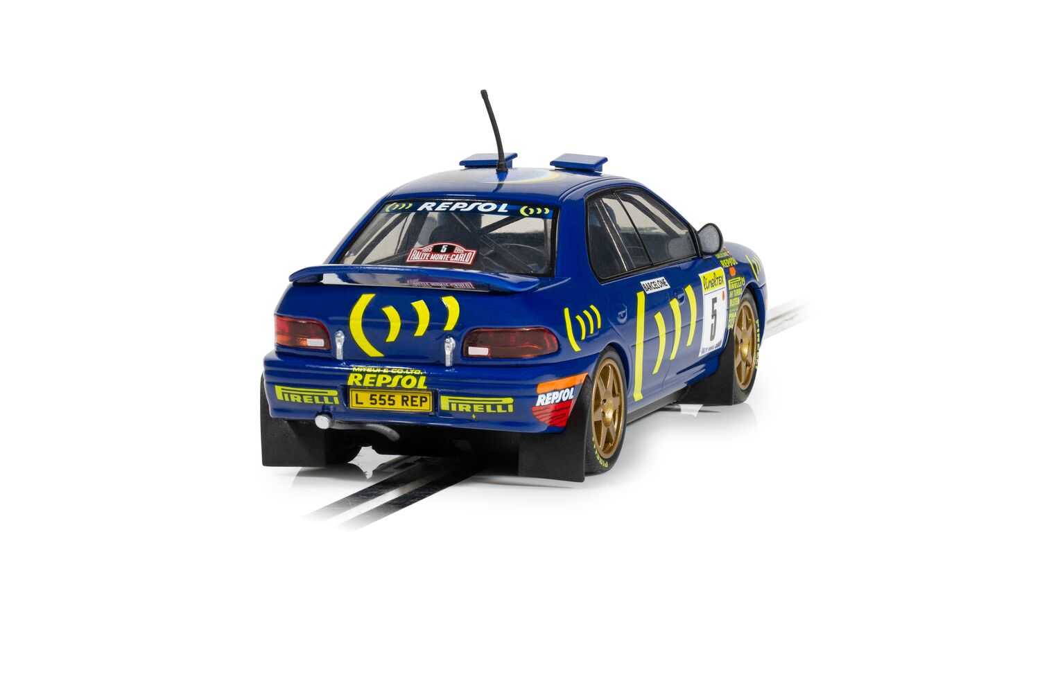 Autíčko Rally SCALEXTRIC C4555 - Subaru Impreza WRX - 1995 Carlos Sainz (1:32)