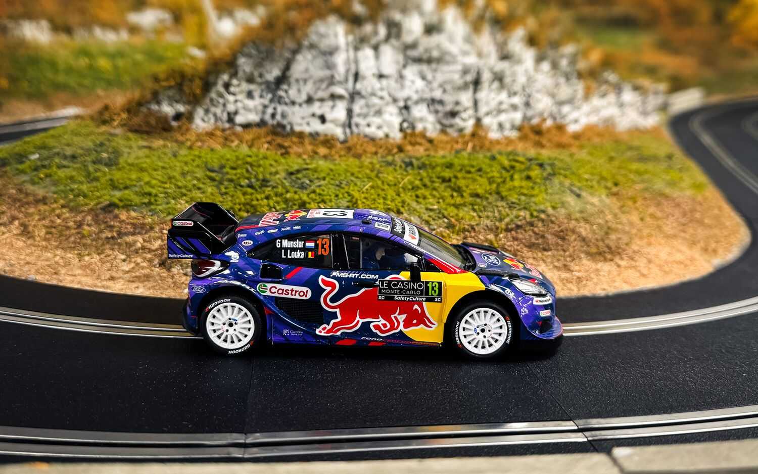 Autíčko Rally SCALEXTRIC C4654 - Ford Puma Rally1 Monte Carlo 2025 (1:32)