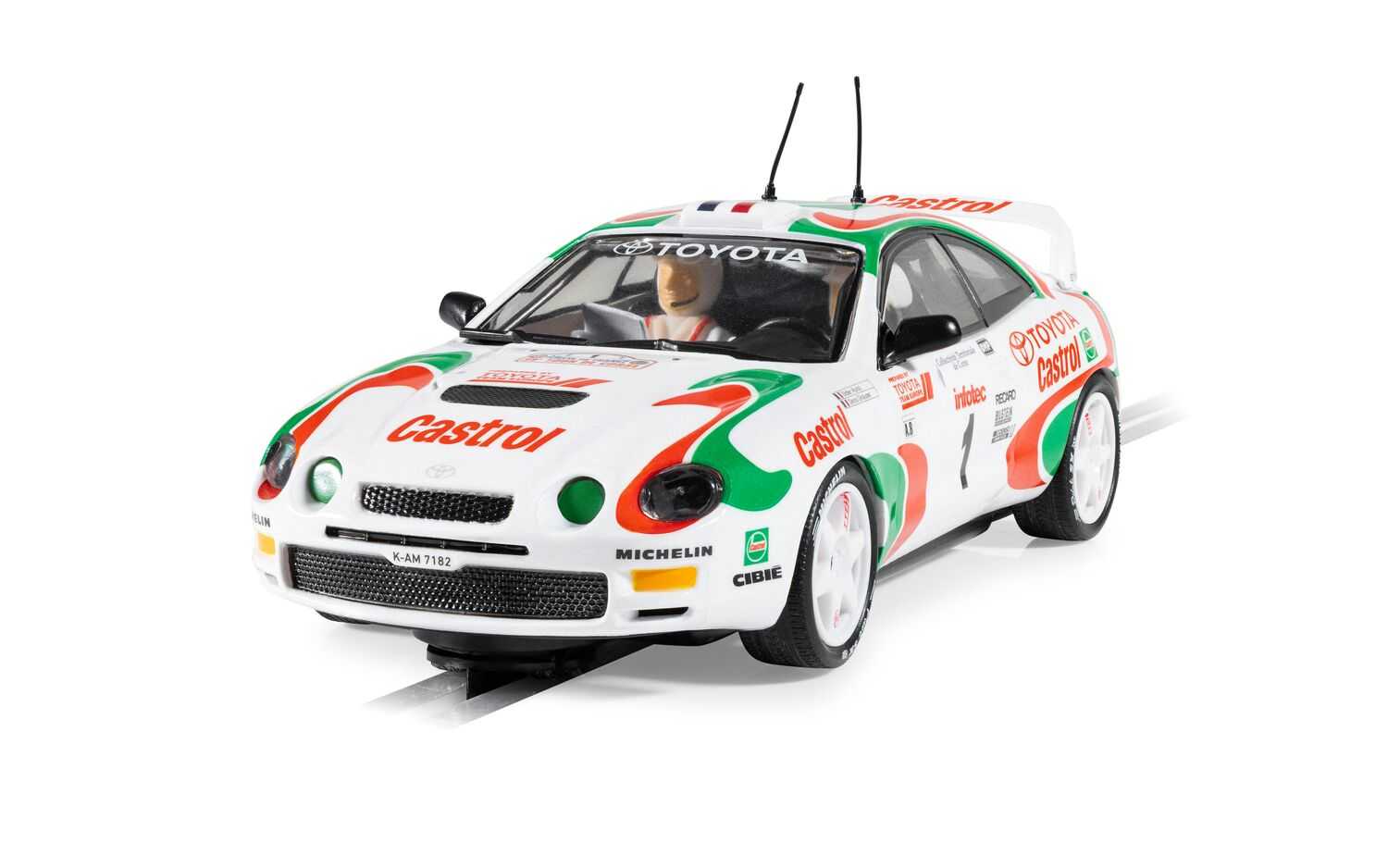 Autíčko Rally SCALEXTRIC C4665 - Toyota Celica GTFour Didier Aurioil 1995 WRC (1:32)