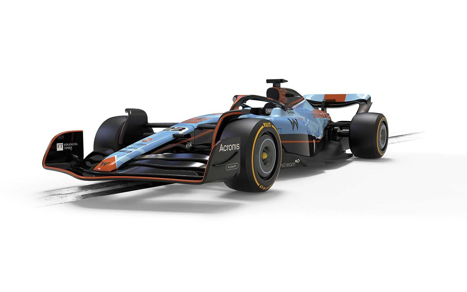 Autíčko Single Seater SCALEXTRIC C4559 - Williams FW45 - Alex Albon - Gulf Edition (1:32)