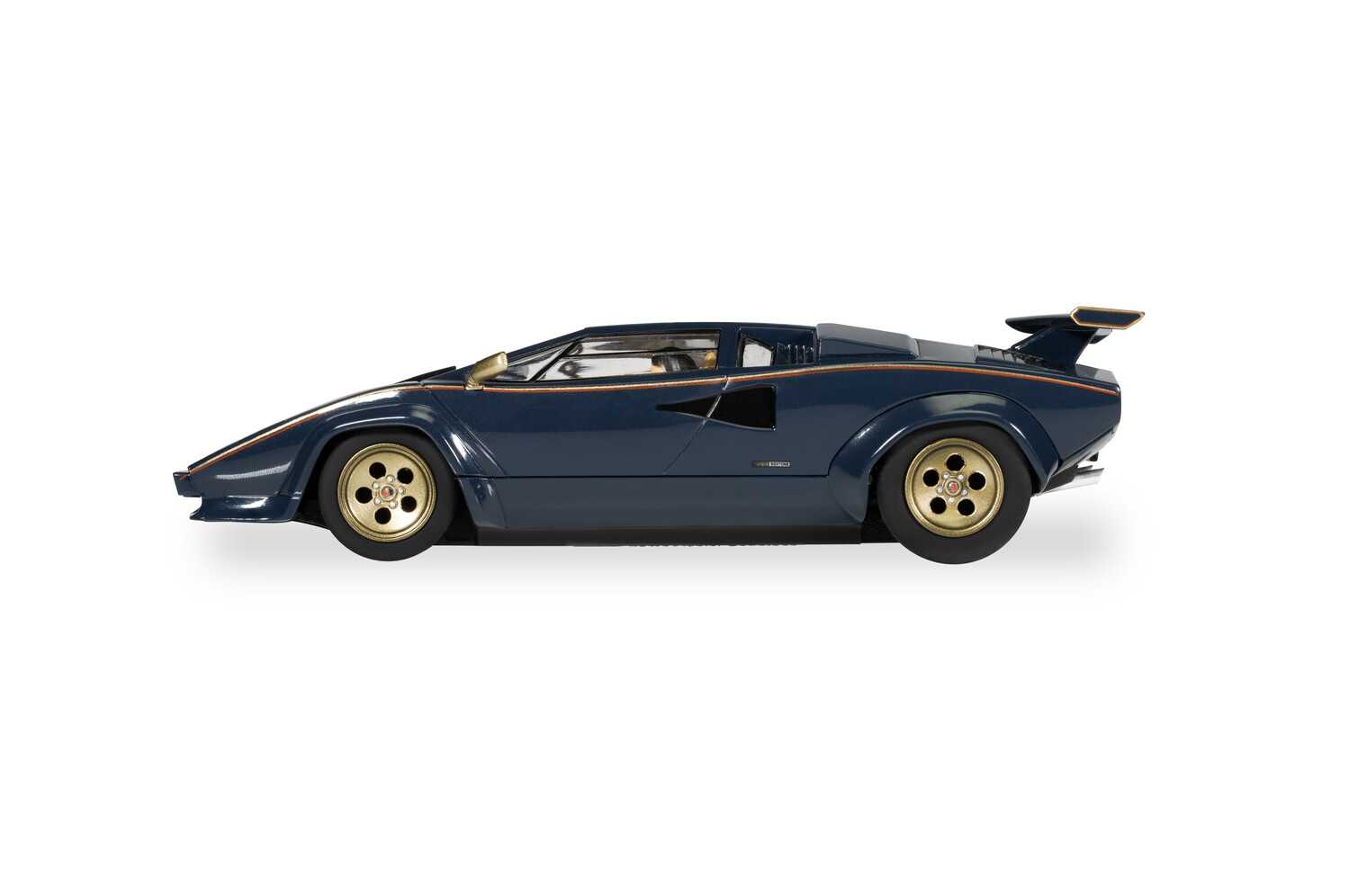 Autíčko Street SCALEXTRIC C4411 - Lamborghini Countach - Walter Wolf - Blue And Gold (1:32)