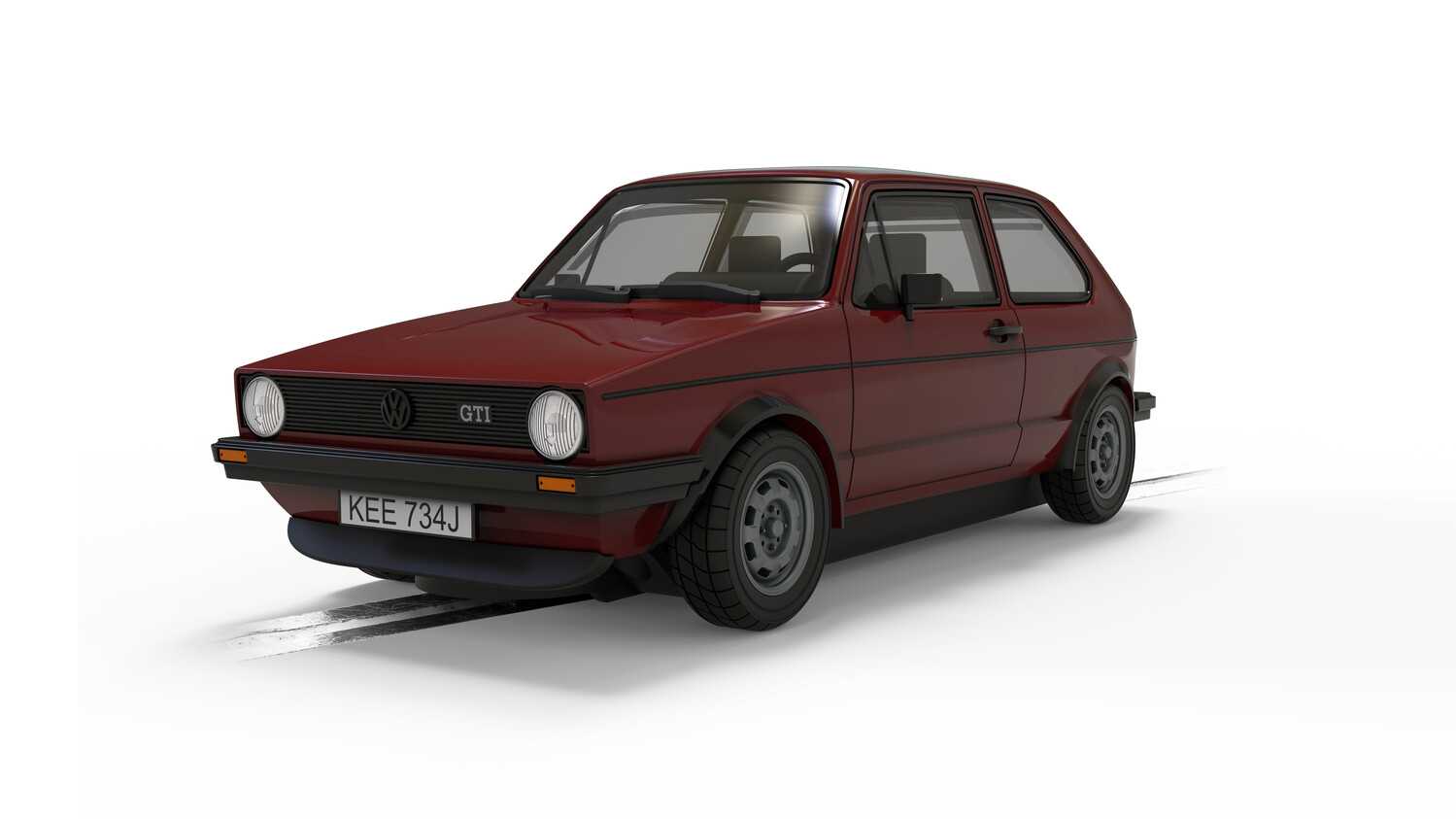 Autíčko Street SCALEXTRIC C4490 - Volkswagen Golf GTI - Red (1:32)