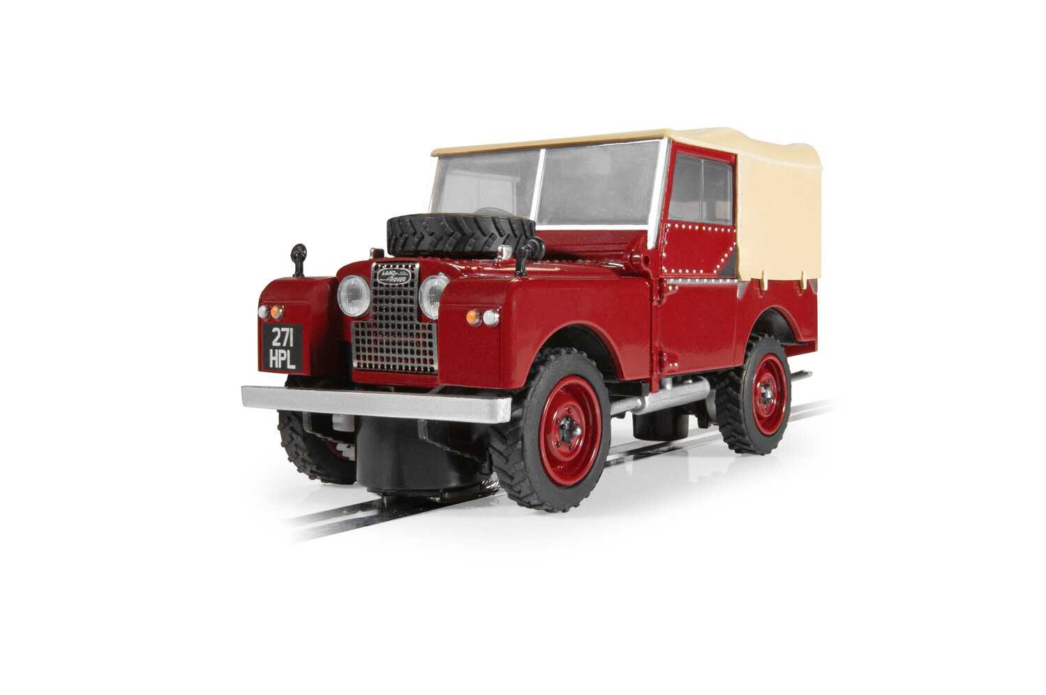 Autíčko Street SCALEXTRIC C4493 - Land Rover Series 1 - Poppy Red (1:32)