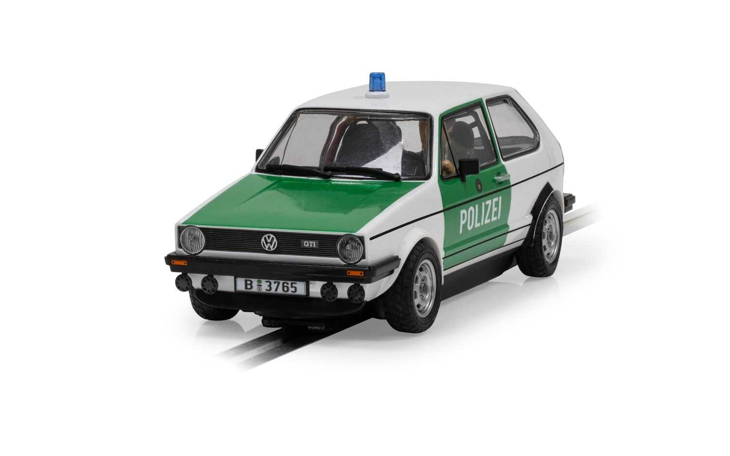 Autíčko Street SCALEXTRIC C4572 - Volkswagen Golf MK1 - Polizei (1:32)