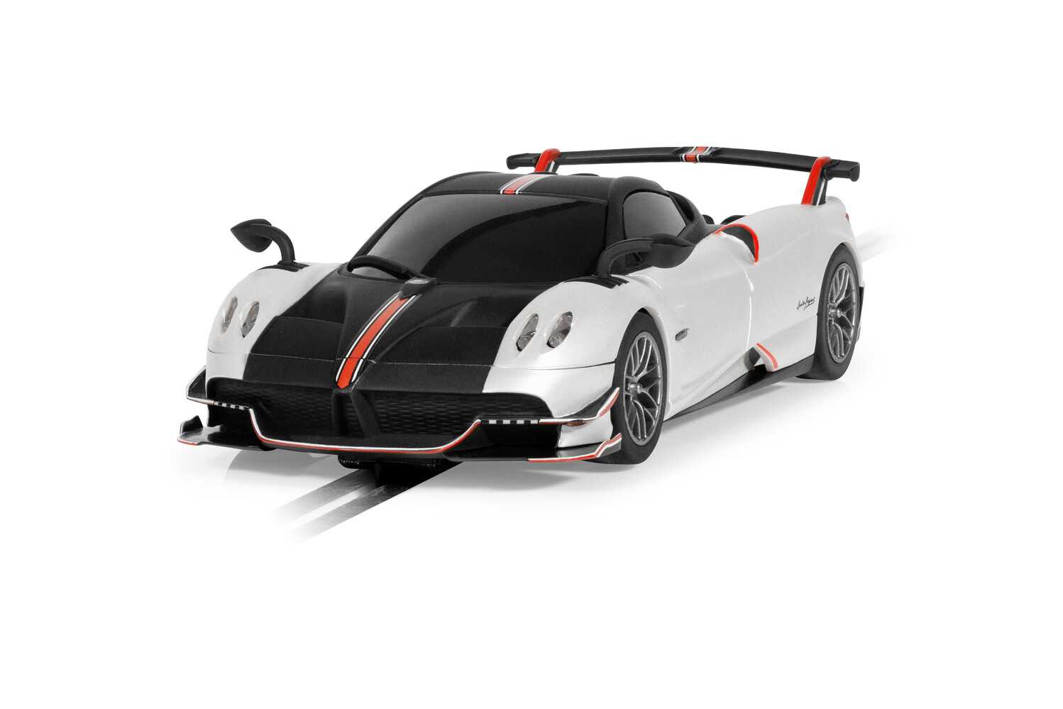 Autíčko Super Resistant SCALEXTRIC C4399 - Pagani Huayra BC Roadster – Metallic Pearl White (1:32)