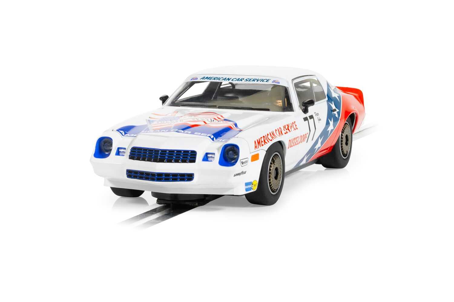 Autíčko Touring SCALEXTRIC C4300 - Chevrolet Camaro Z28 Peter John DTM 1982 (1:32)