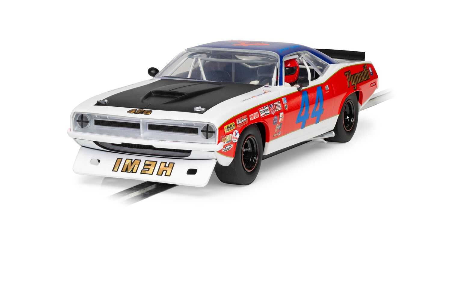 Autíčko Touring SCALEXTRIC C4525 - Plymouth Barracuda - Spa Summer Classic 2023 (1:32)