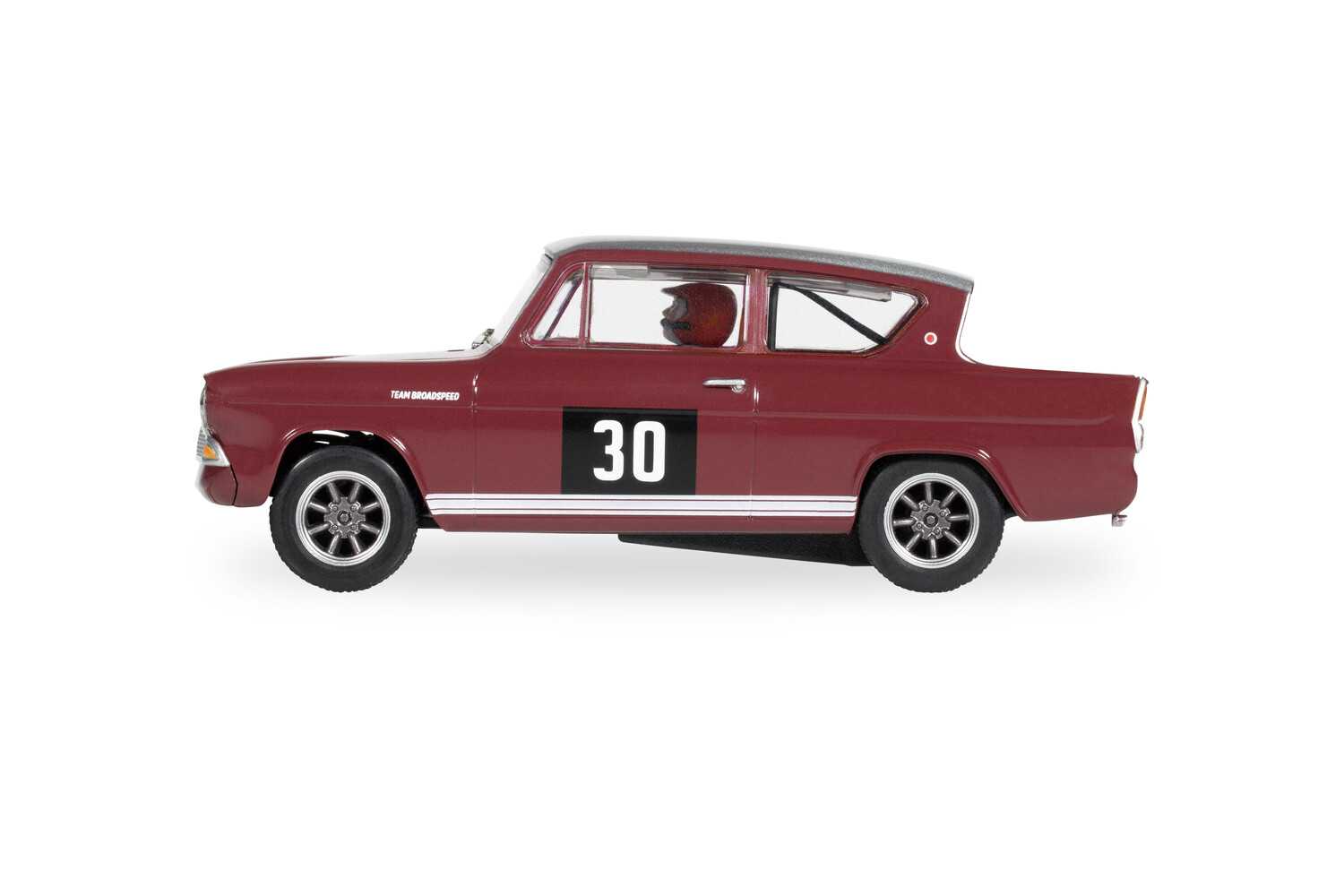 Autíčko Touring SCALEXTRIC C4546 - Ford Anglia 105E - Broadspeed (1:32)