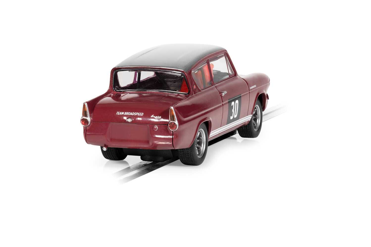 Autíčko Touring SCALEXTRIC C4546 - Ford Anglia 105E - Broadspeed (1:32)