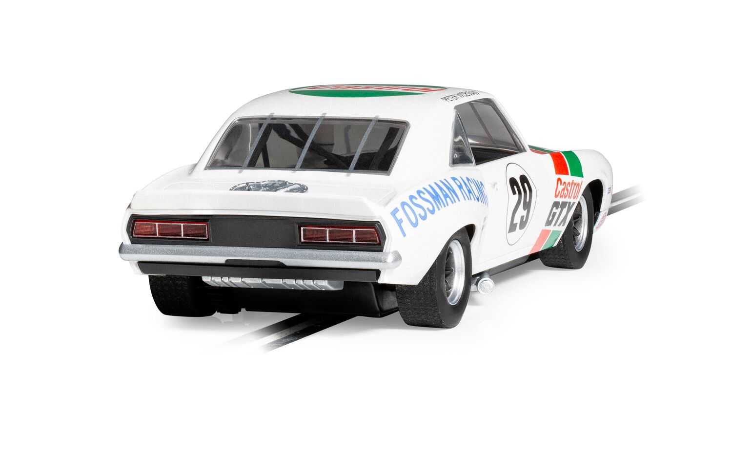 Autíčko Touring SCALEXTRIC C4643 - Chevrolet Camaro - Castrol Racing Trans Am 1971 (1:32)