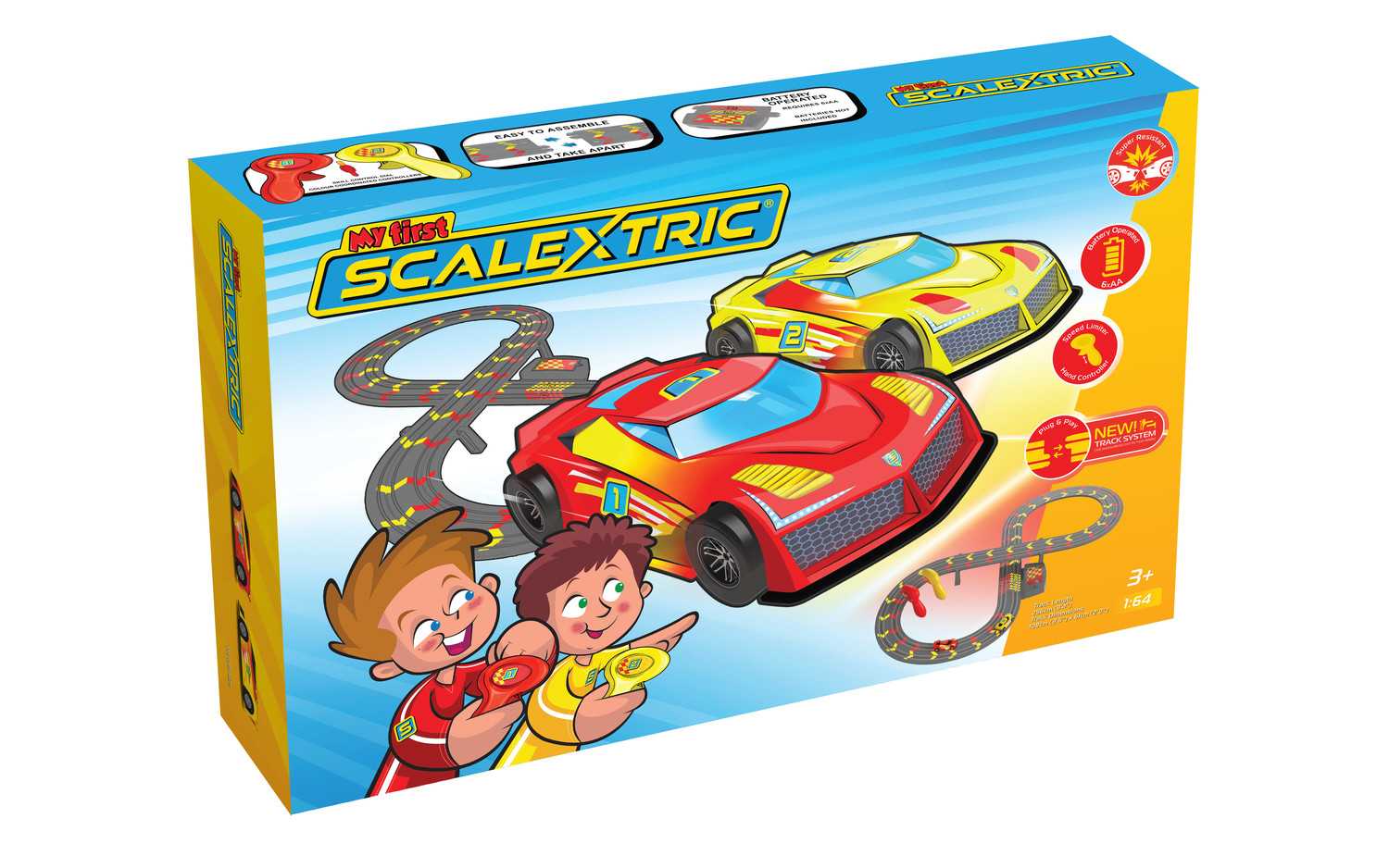 Autodráha MICRO SCALEXTRIC G1154M - My First Scalextric (Battery Powered) (1:64)