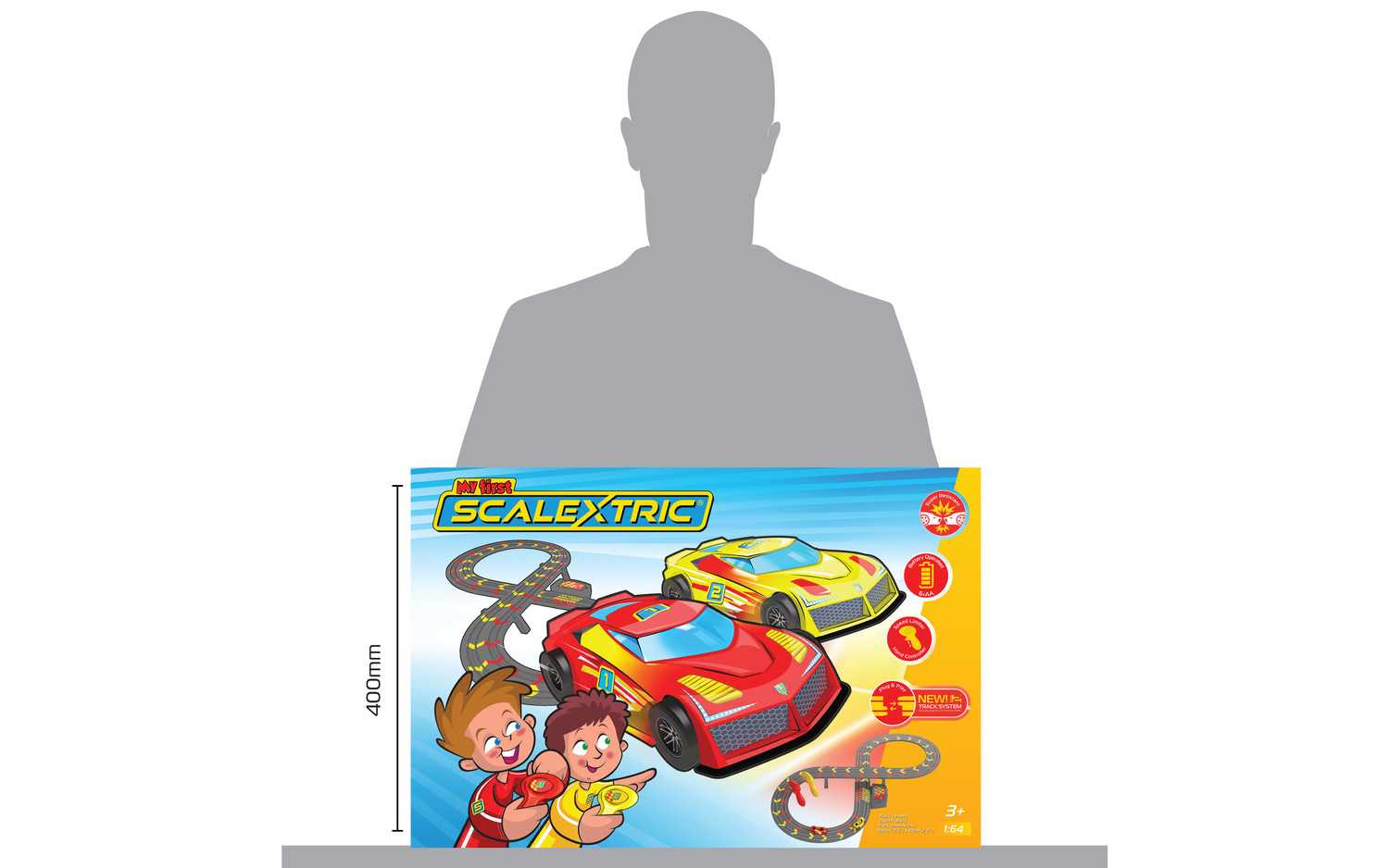 Autodráha MICRO SCALEXTRIC G1154M - My First Scalextric (Battery Powered) (1:64)