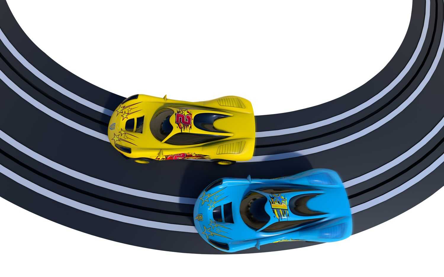 Autodráha MICRO SCALEXTRIC G1188M - My First Scalextric Let's Play! (Battery Powered) (1:64)