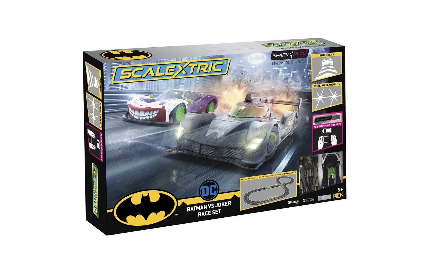Autodráha SCALEXTRIC C1415P - Batman vs Joker Race (1:32)