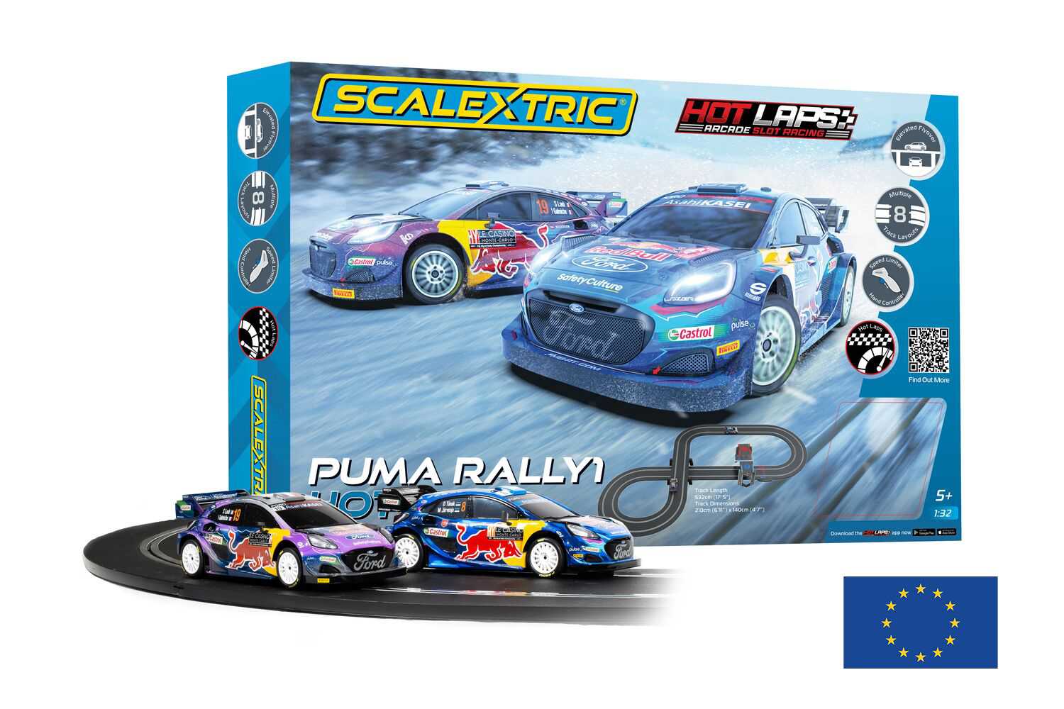 Autodráha SCALEXTRIC C1452P - Puma WRC Hot Laps (1:32)