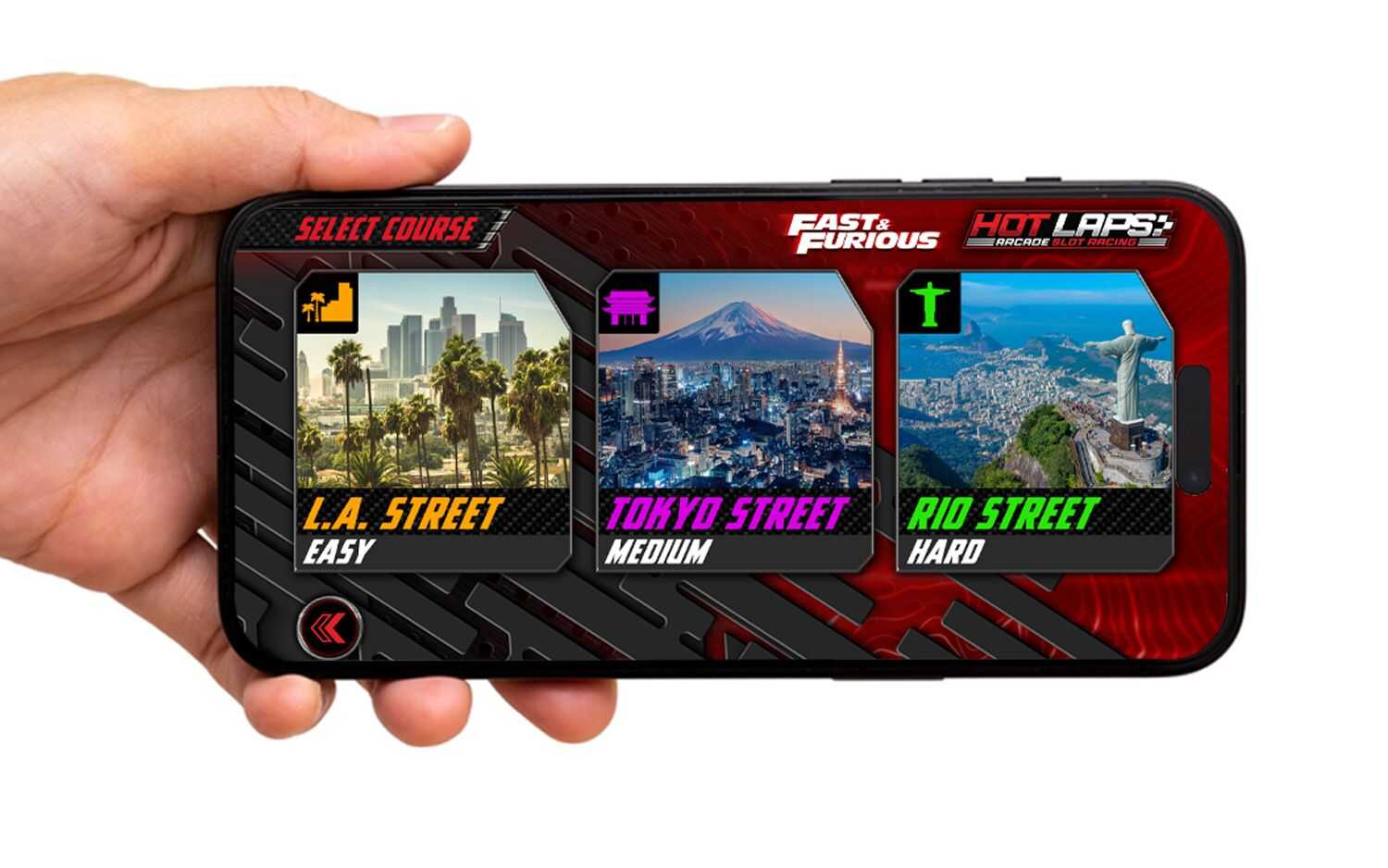 Autodráha SCALEXTRIC C1458P - Fast and Furious Hot Laps (1:32)