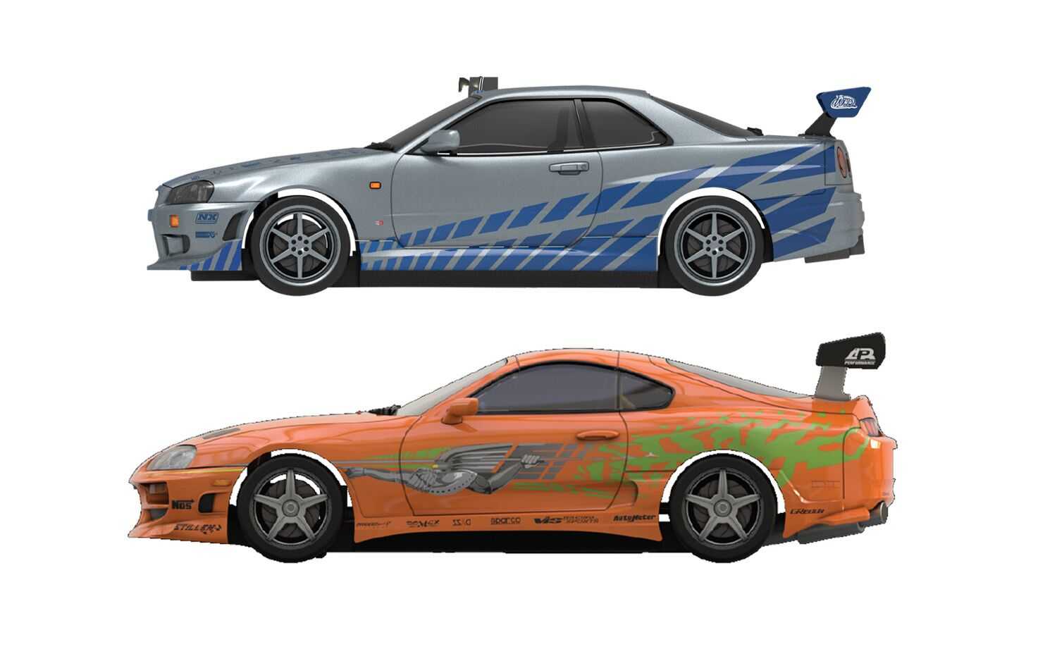 Autodráha SCALEXTRIC C1465P - Fast and Furious - 25 Years - Supra vs R34 (1:32)