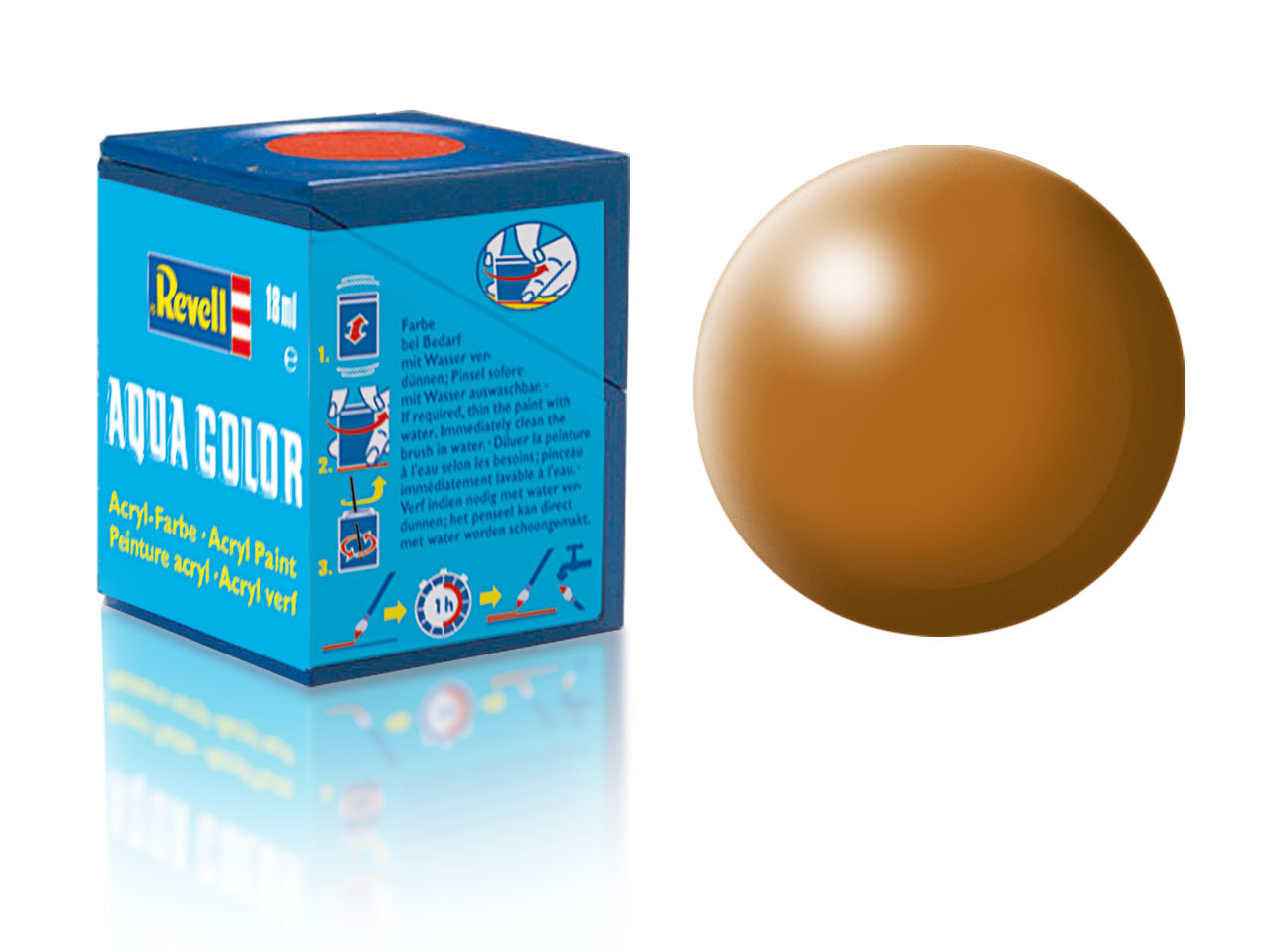 Barva Revell akrylová - 36382: hedvábná lesní hnědá (wood brown silk)