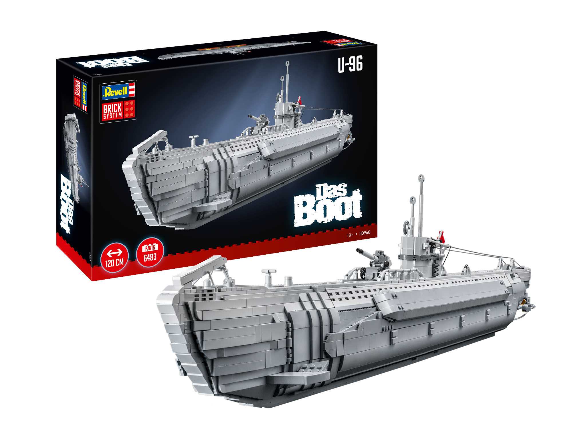 Brick System REVELL 00960 - German Submarine U-96 (1:56)