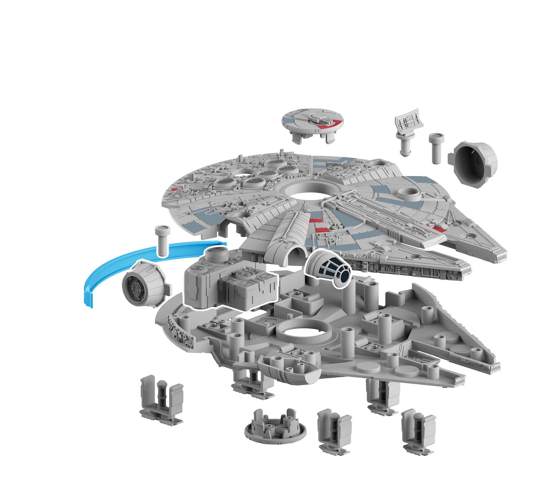 Build & Play SW 06566 - Millennium Falcon (1:164)