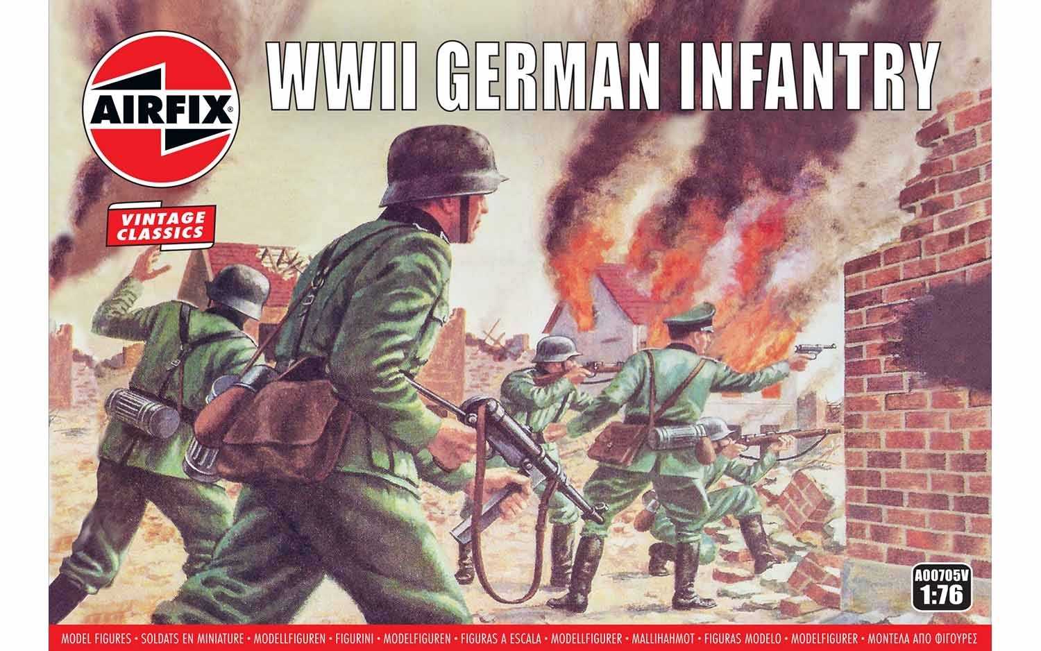 Classic Kit VINTAGE figurky A00705V - WWII German Infantry (1:76)