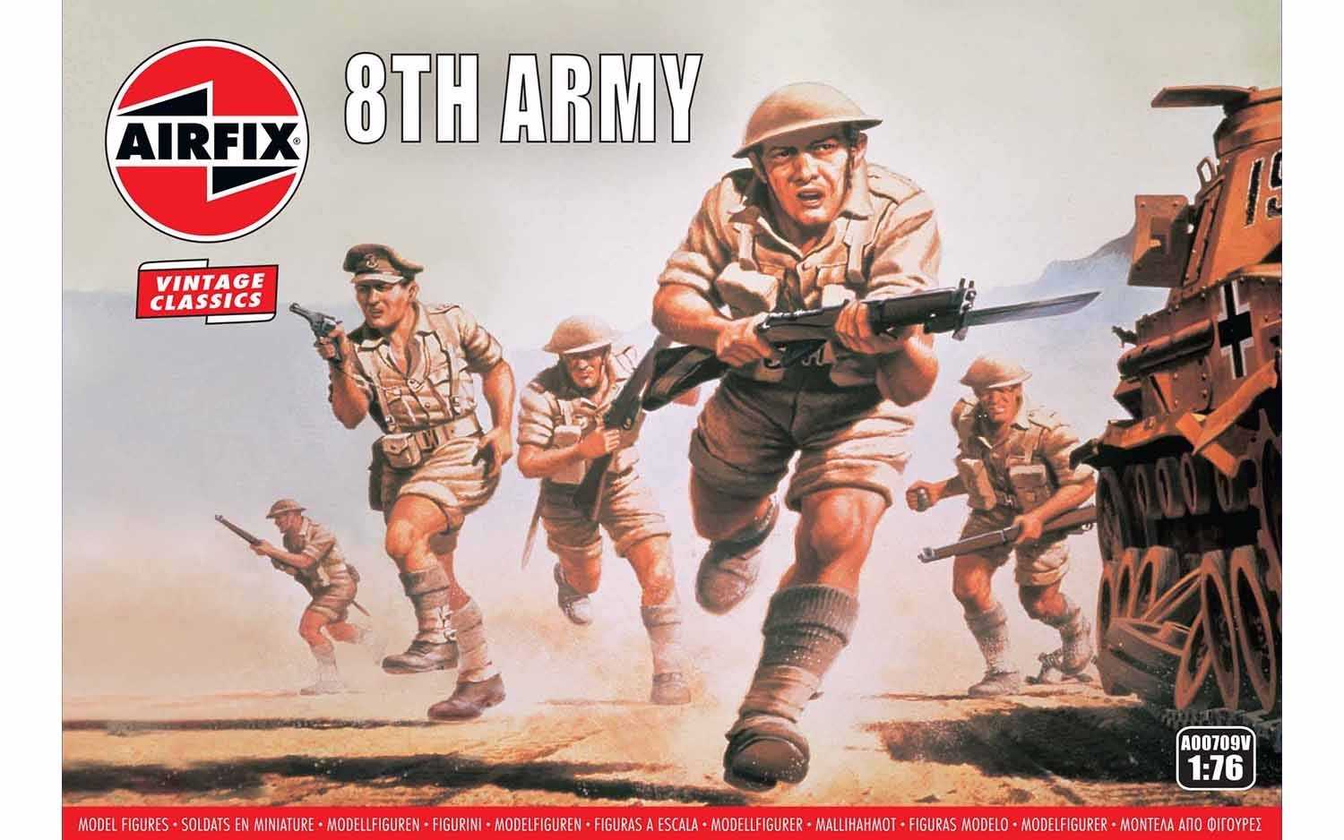 Classic Kit VINTAGE figurky A00709V - 8th Army (1:76)
