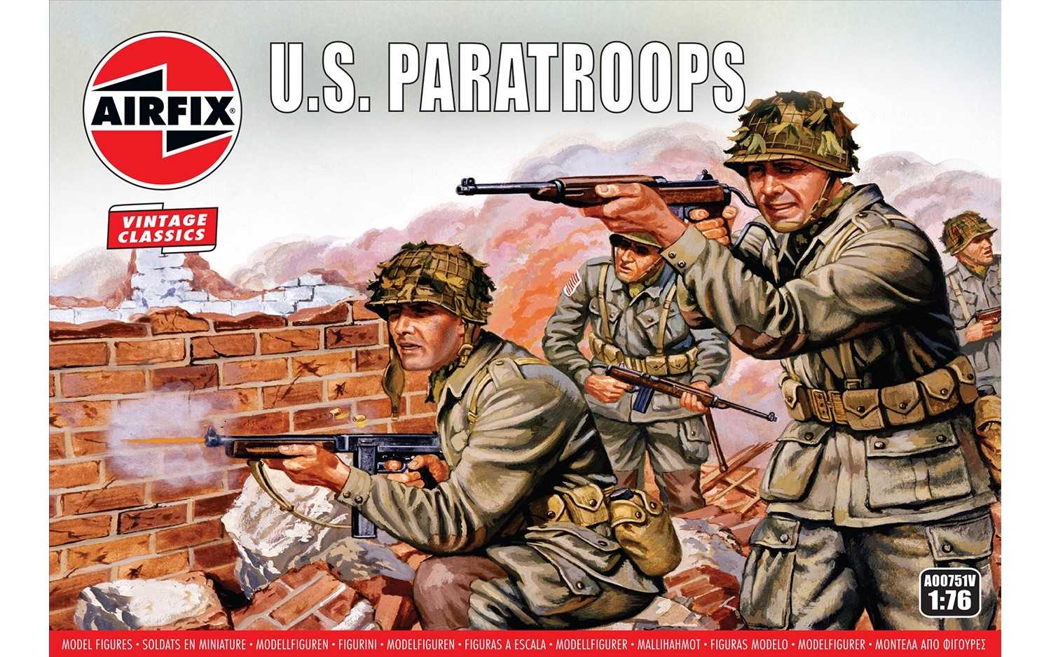 Classic Kit VINTAGE figurky A00751V - US Paratroops (1:76)