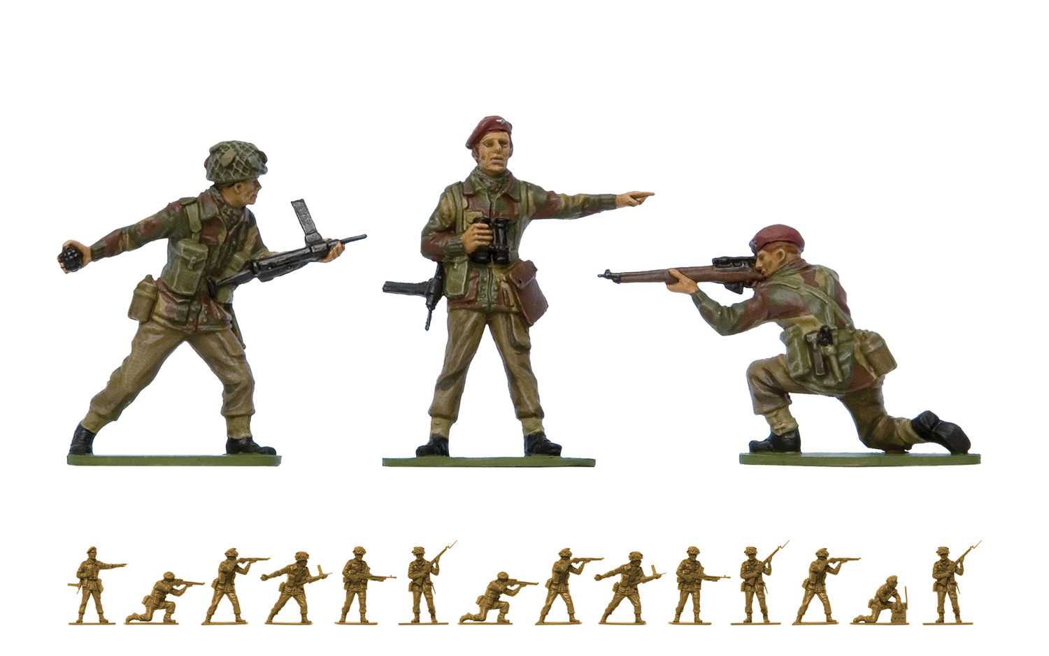 Classic Kit VINTAGE figurky A02701V - WWII British Paratroops (1:32)